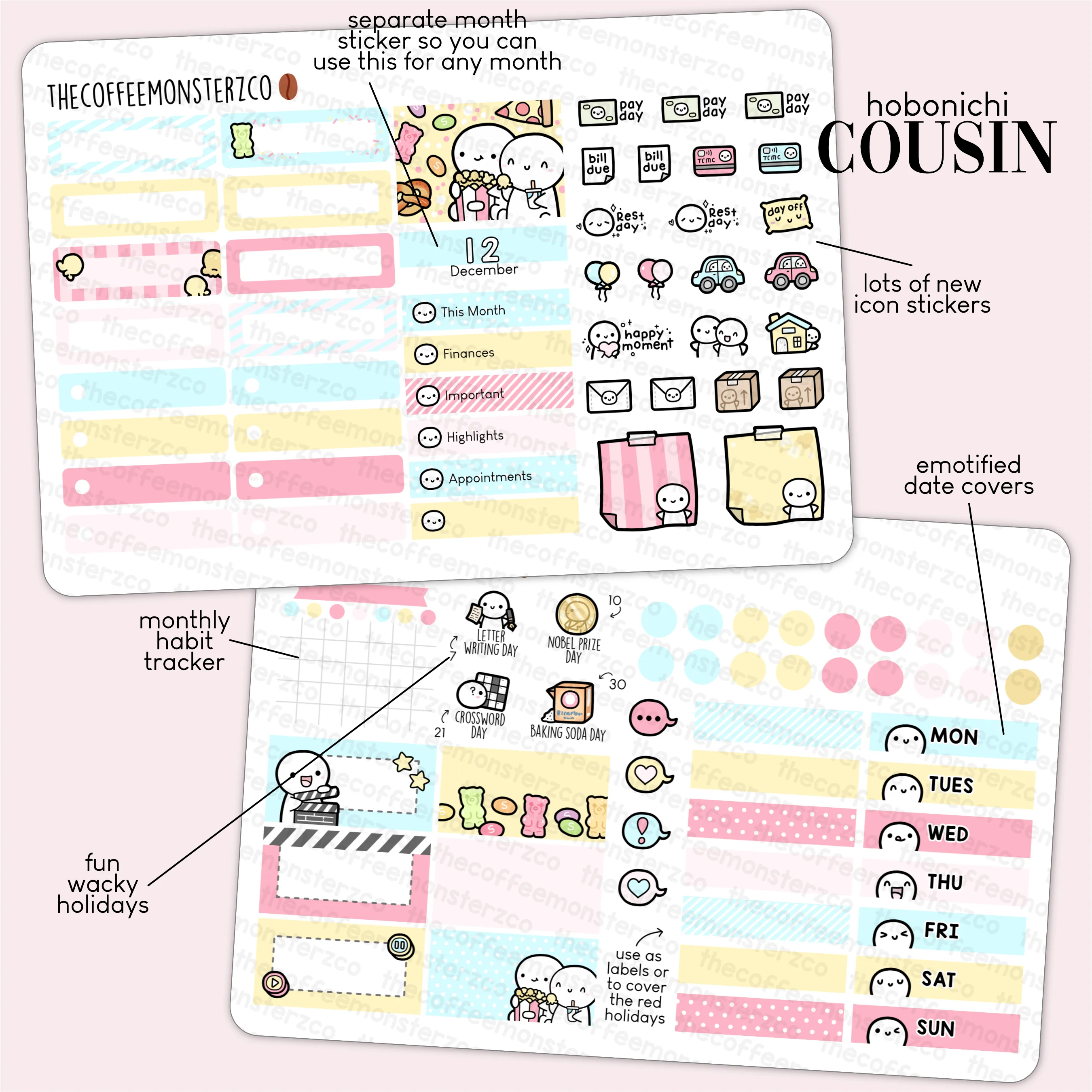 2023 Hobonichi Cousin Monthly Kits - Part 2 - Image 7