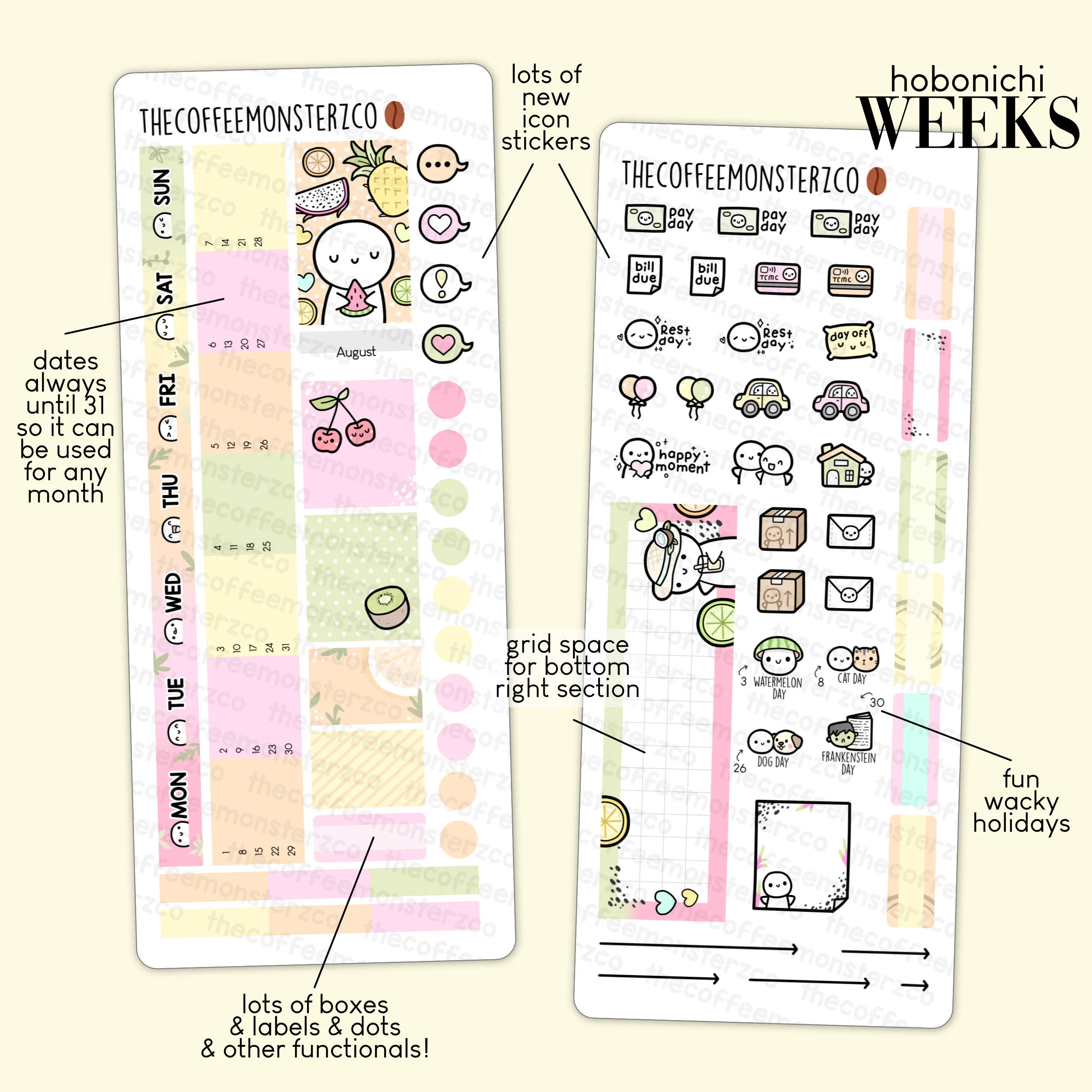 2023 Hobonichi Weeks Monthly Kits - Part 2 - Image 3