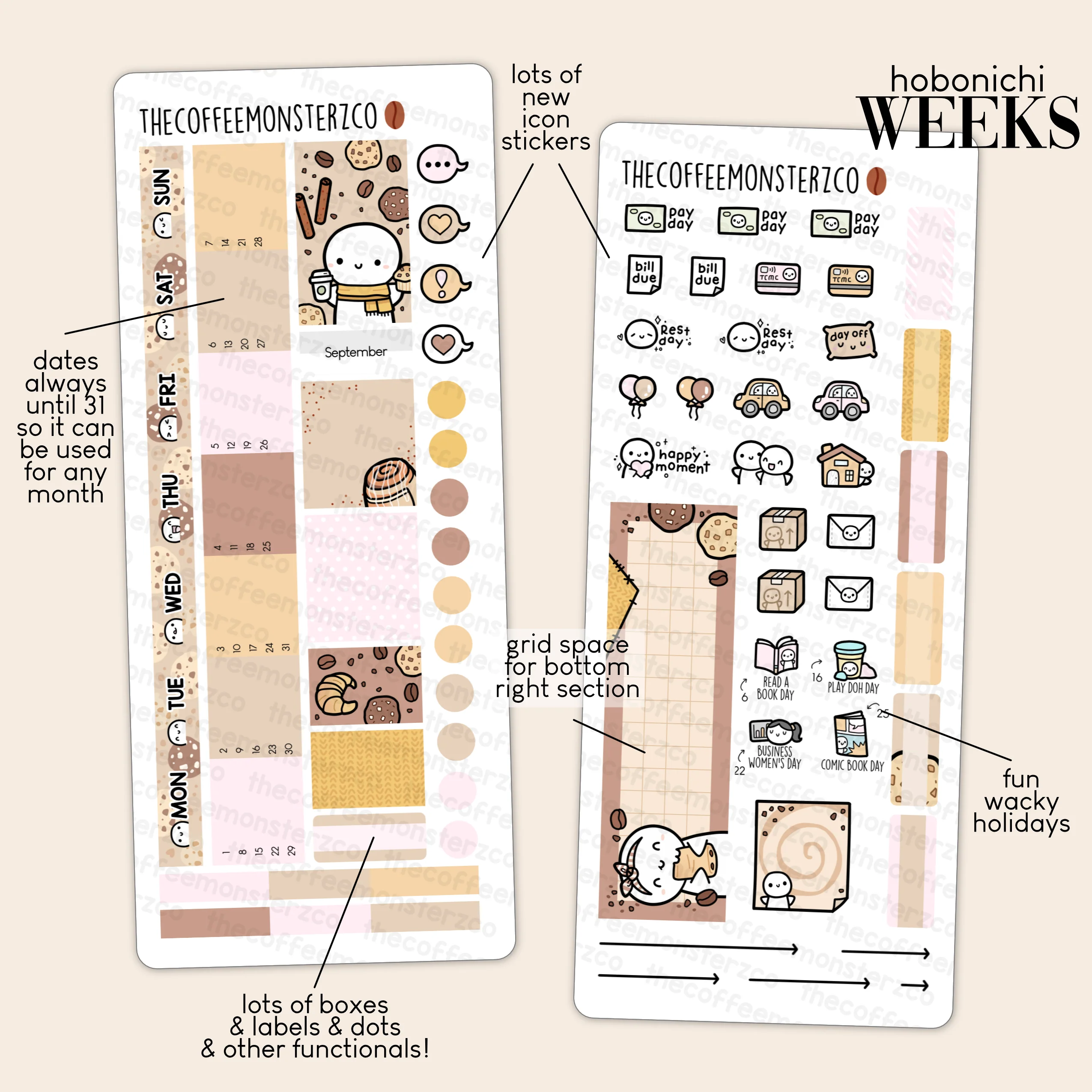 2023 Hobonichi Weeks Monthly Kits - Part 2 - Image 4