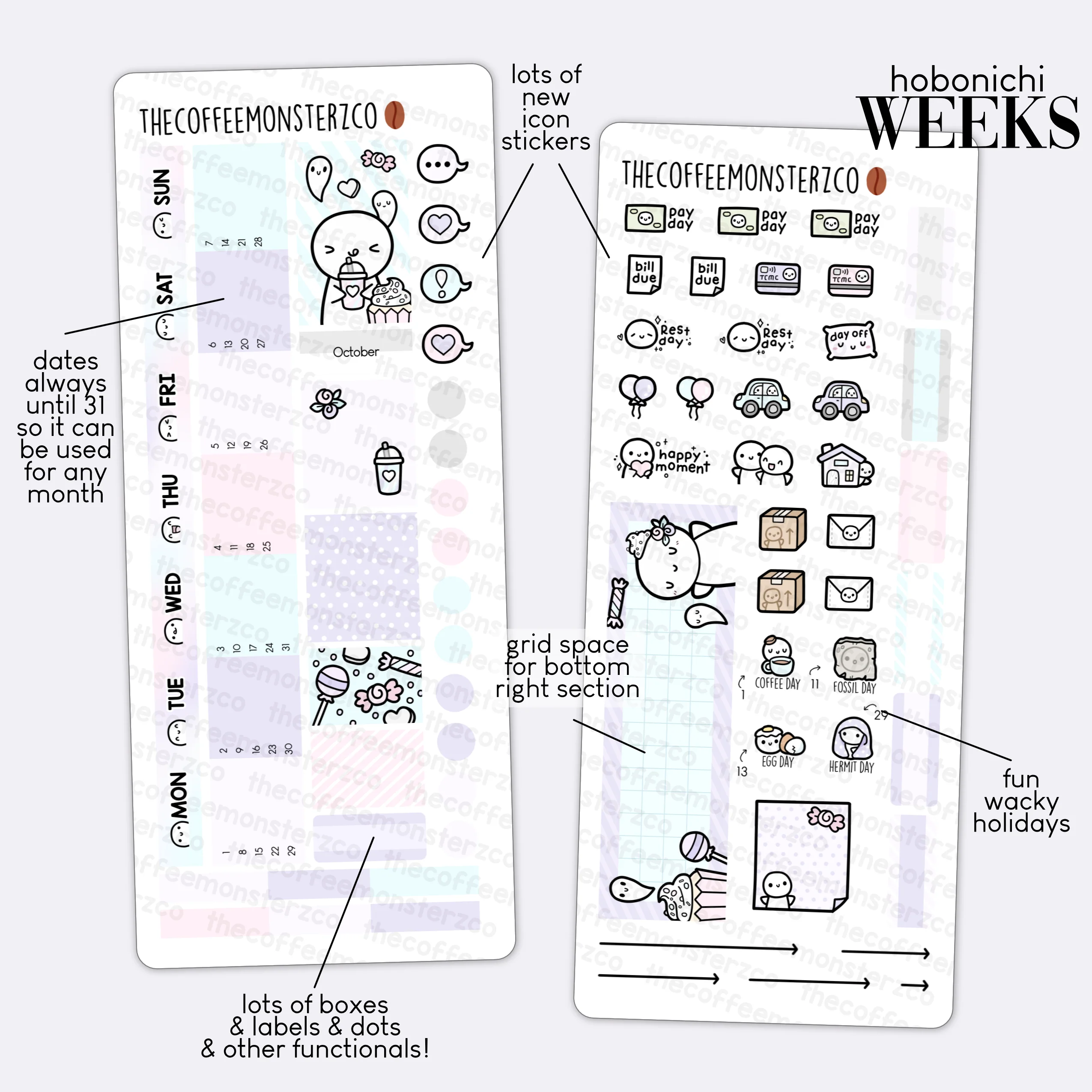 2023 Hobonichi Weeks Monthly Kits - Part 2 - Image 5