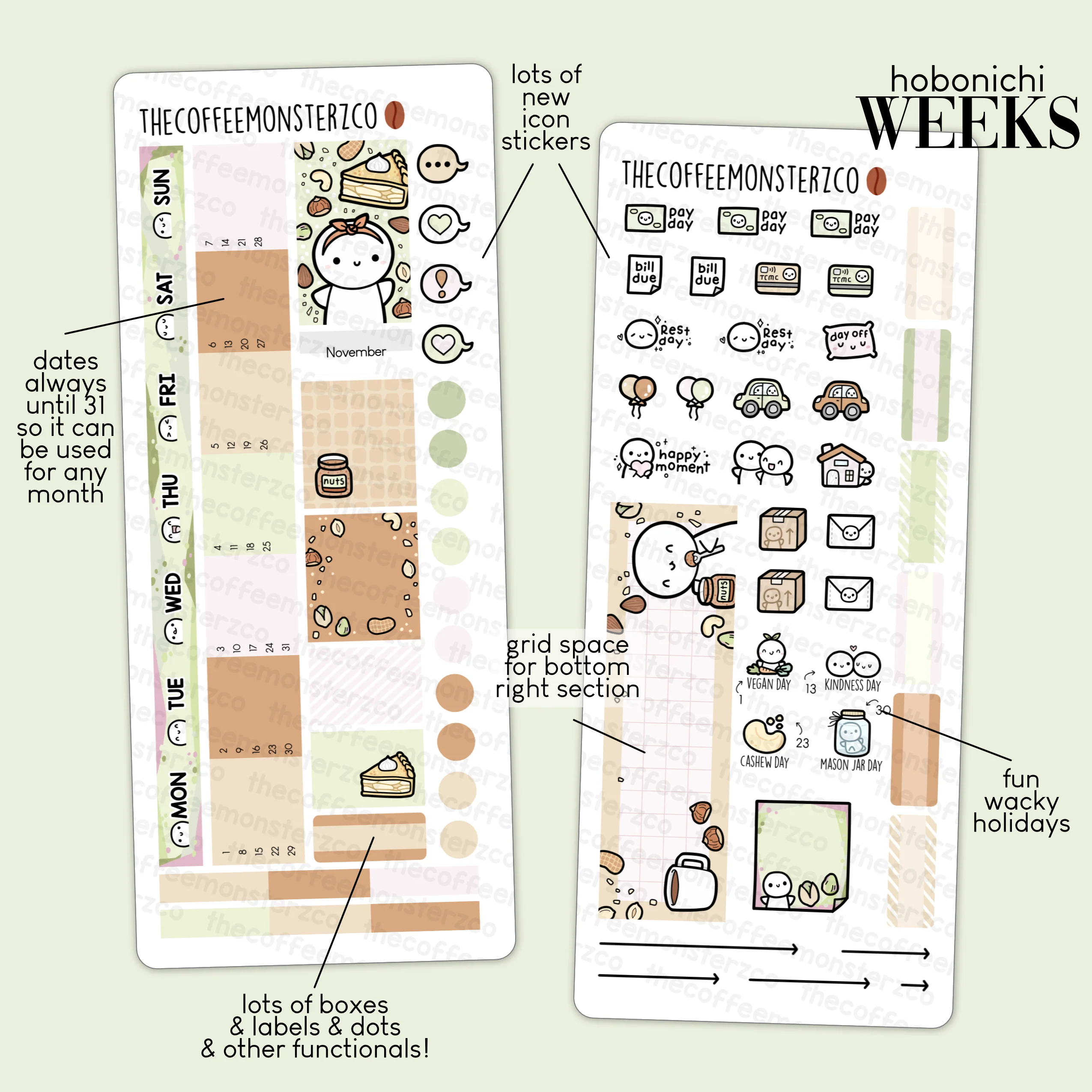 2023 Hobonichi Weeks Monthly Kits - Part 2 - Image 6
