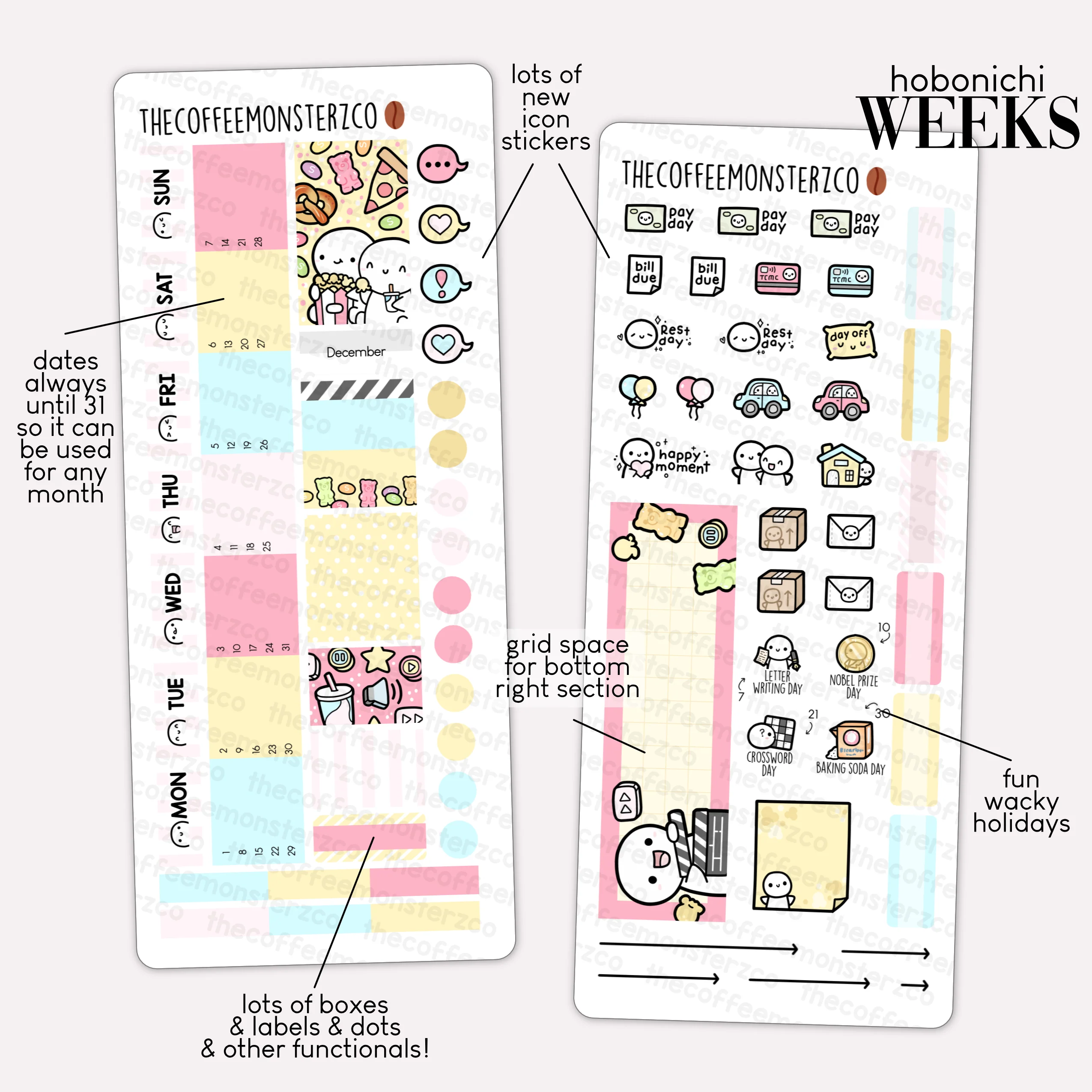 2023 Hobonichi Weeks Monthly Kits - Part 2 - Image 7