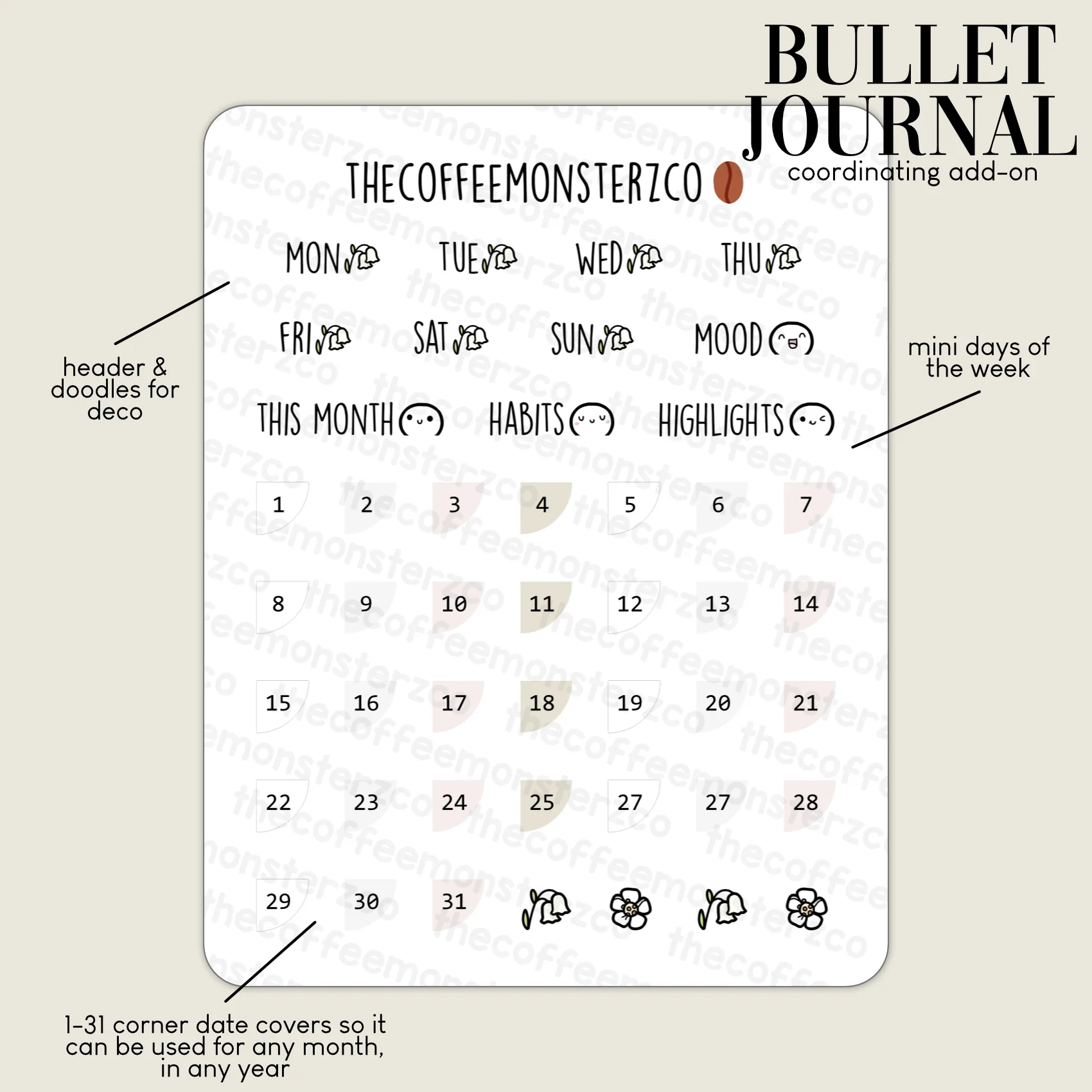 2024 Coordinating Add-ons - Bullet Journal - Part 1 - Image 6