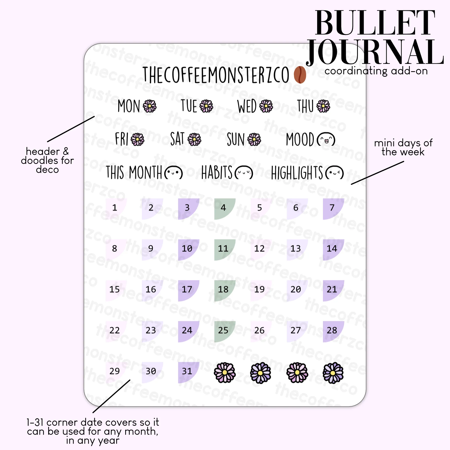 2024 Coordinating Add-ons - Bullet Journal - Part 2 - Image 4