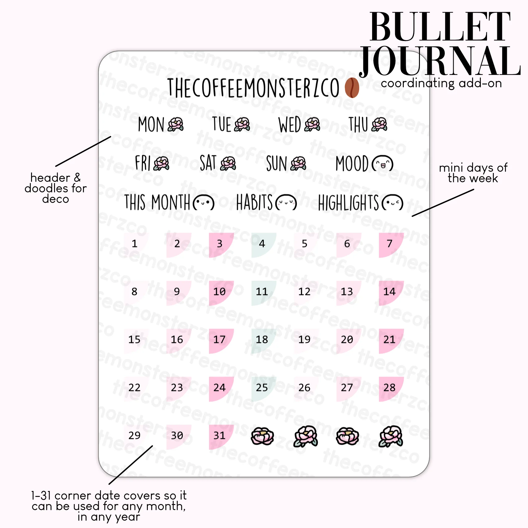 2024 Coordinating Add-ons - Bullet Journal - Part 2 - Image 6