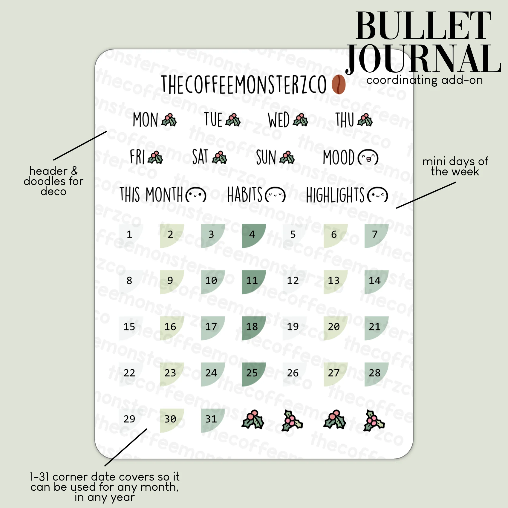 2024 Coordinating Add-ons - Bullet Journal - Part 2 - Image 7