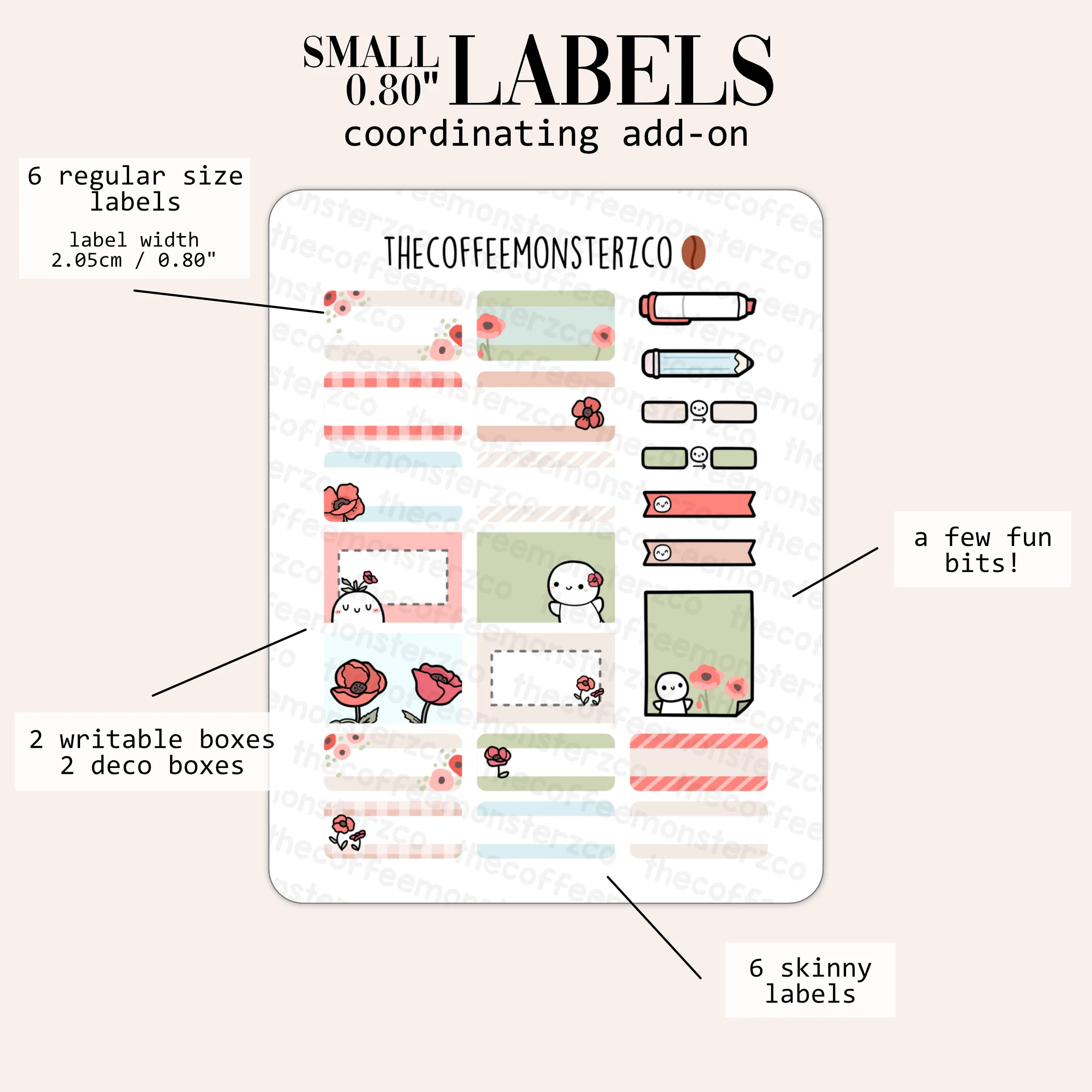 2024 Coordinating Add-ons - Small Labels (0.80") - Part 2 - Image 4