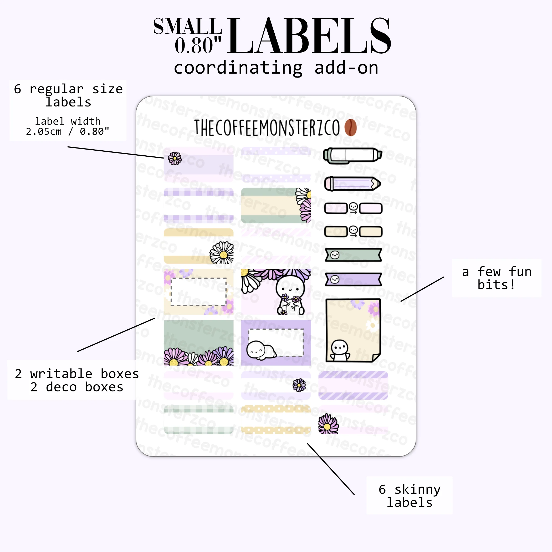 2024 Coordinating Add-ons - Small Labels (0.80") - Part 2 - Image 5