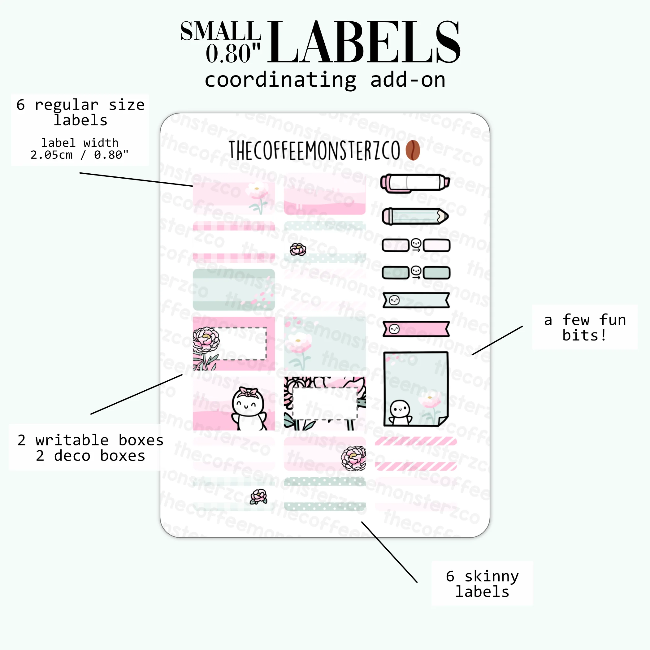 2024 Coordinating Add-ons - Small Labels (0.80") - Part 2 - Image 7