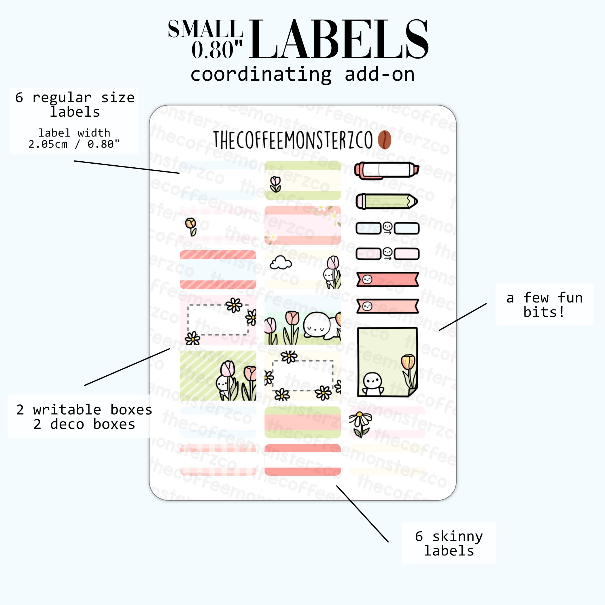 2024 Coordinating Add-ons - Small Labels (0.80") - Part 1 - Image 5