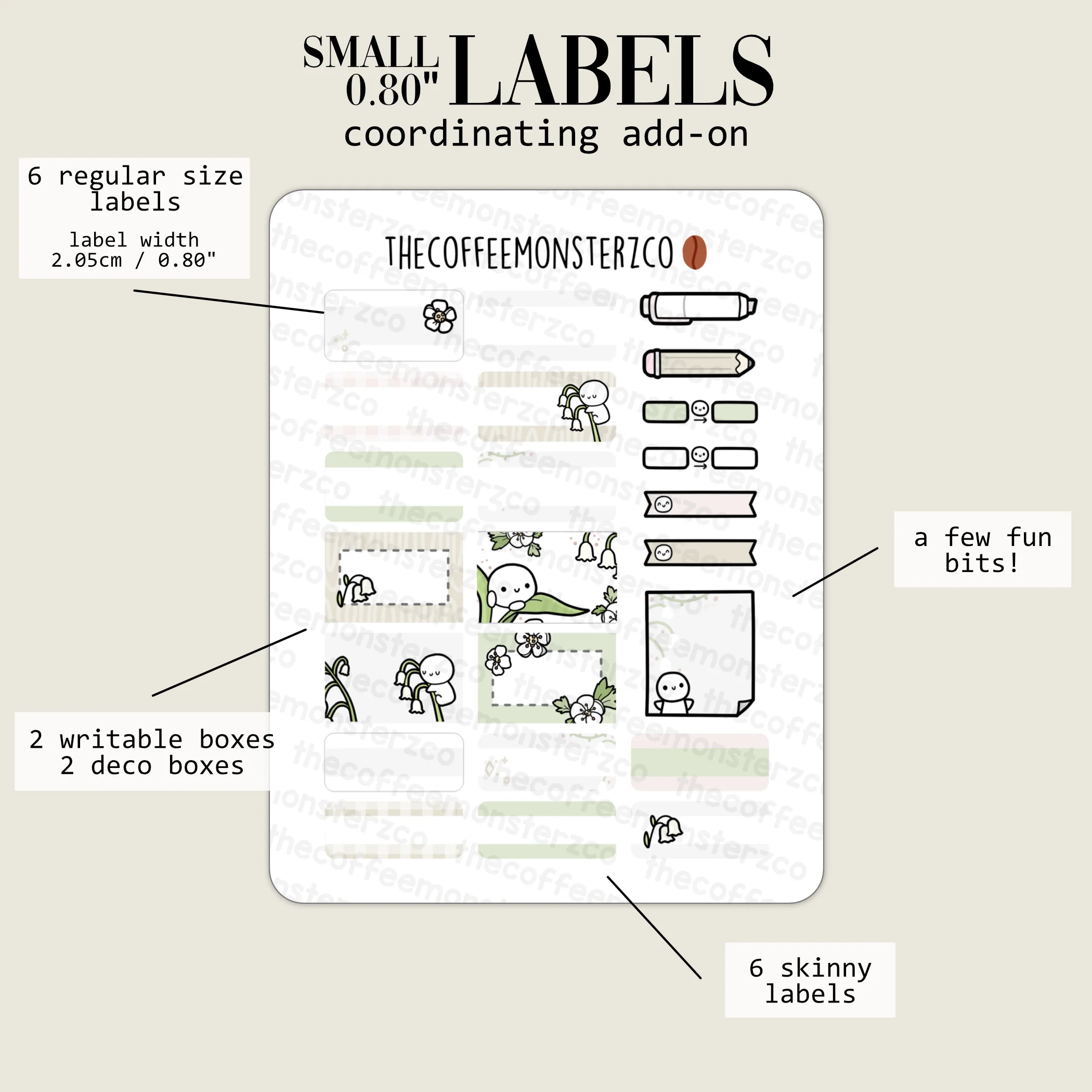 2024 Coordinating Add-ons - Small Labels (0.80") - Part 1 - Image 6