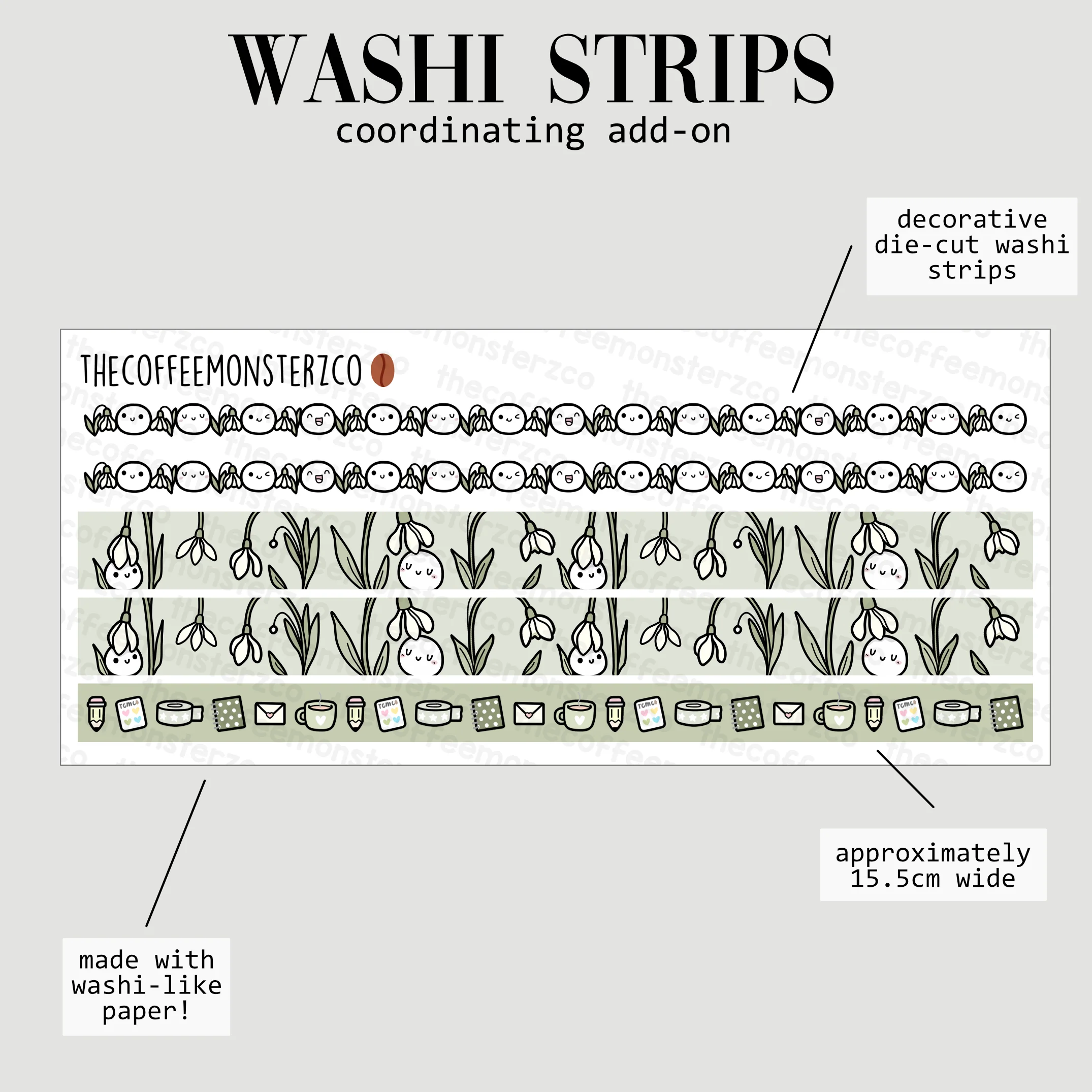 2024 Coordinating Add-ons - Washi Strips - Part 1 - Image 2