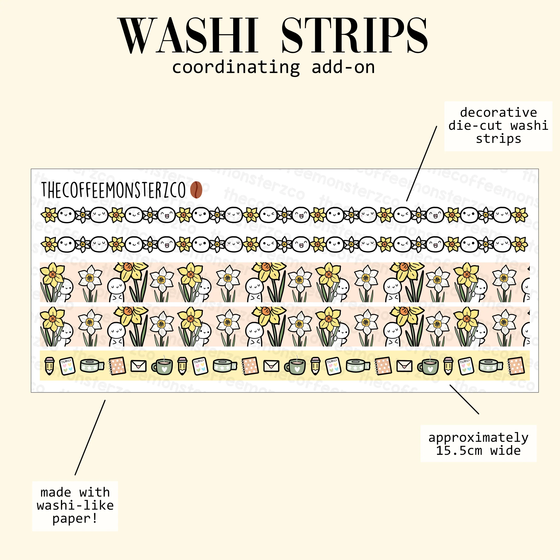 2024 Coordinating Add-ons - Washi Strips - Part 1 - Image 4