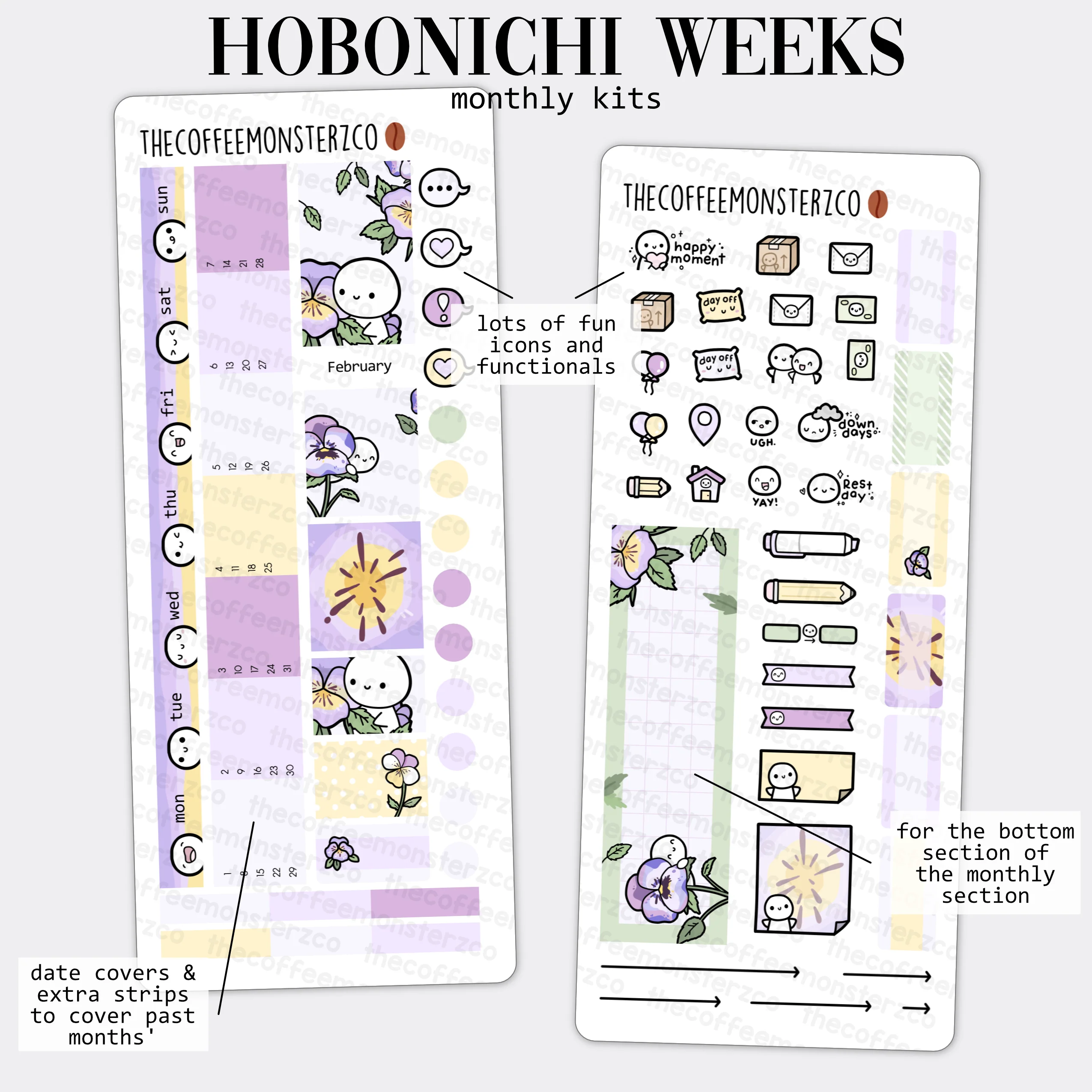 2024 Hobonichi Weeks Monthly Kits - Part 1 - Image 3