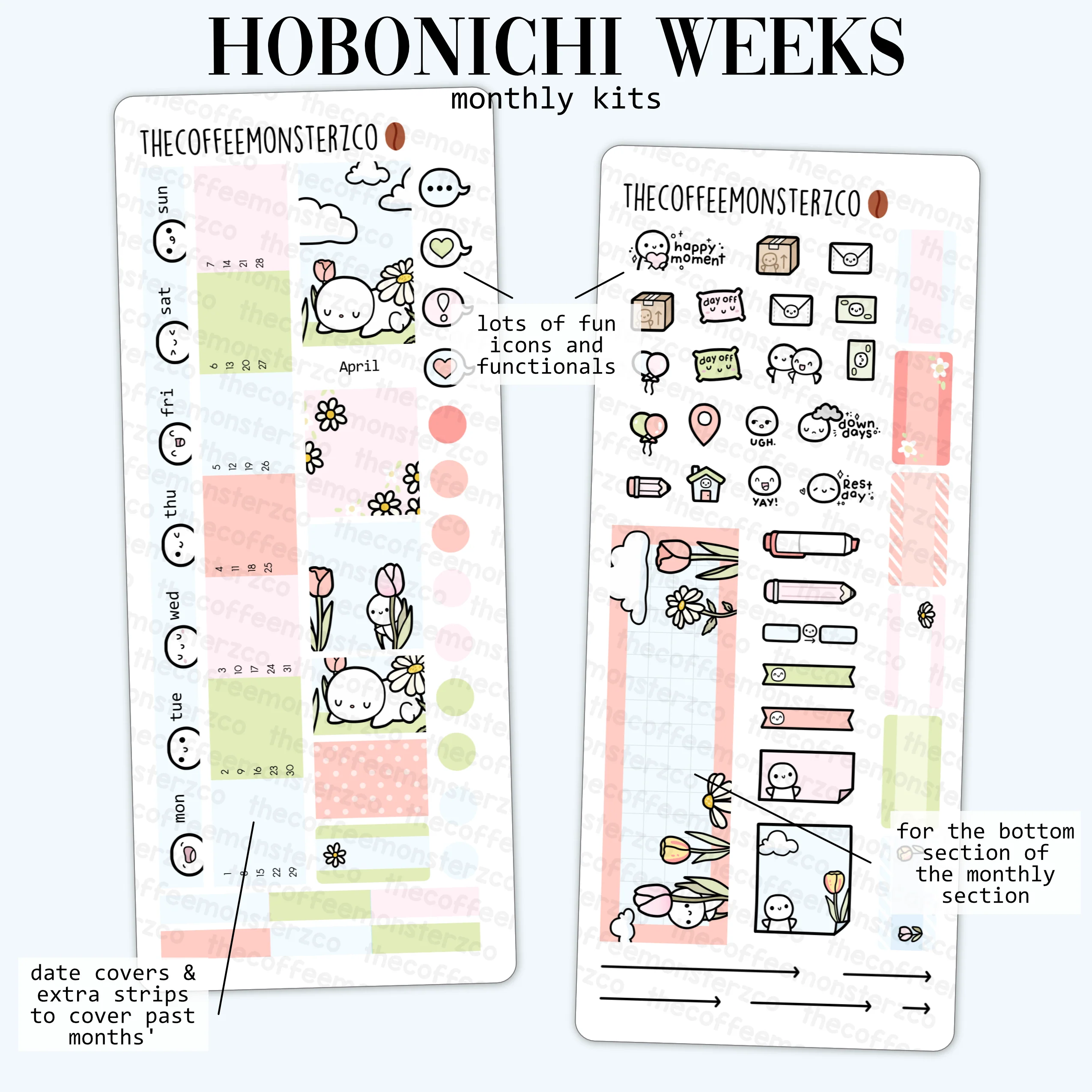 2024 Hobonichi Weeks Monthly Kits - Part 1 - Image 5