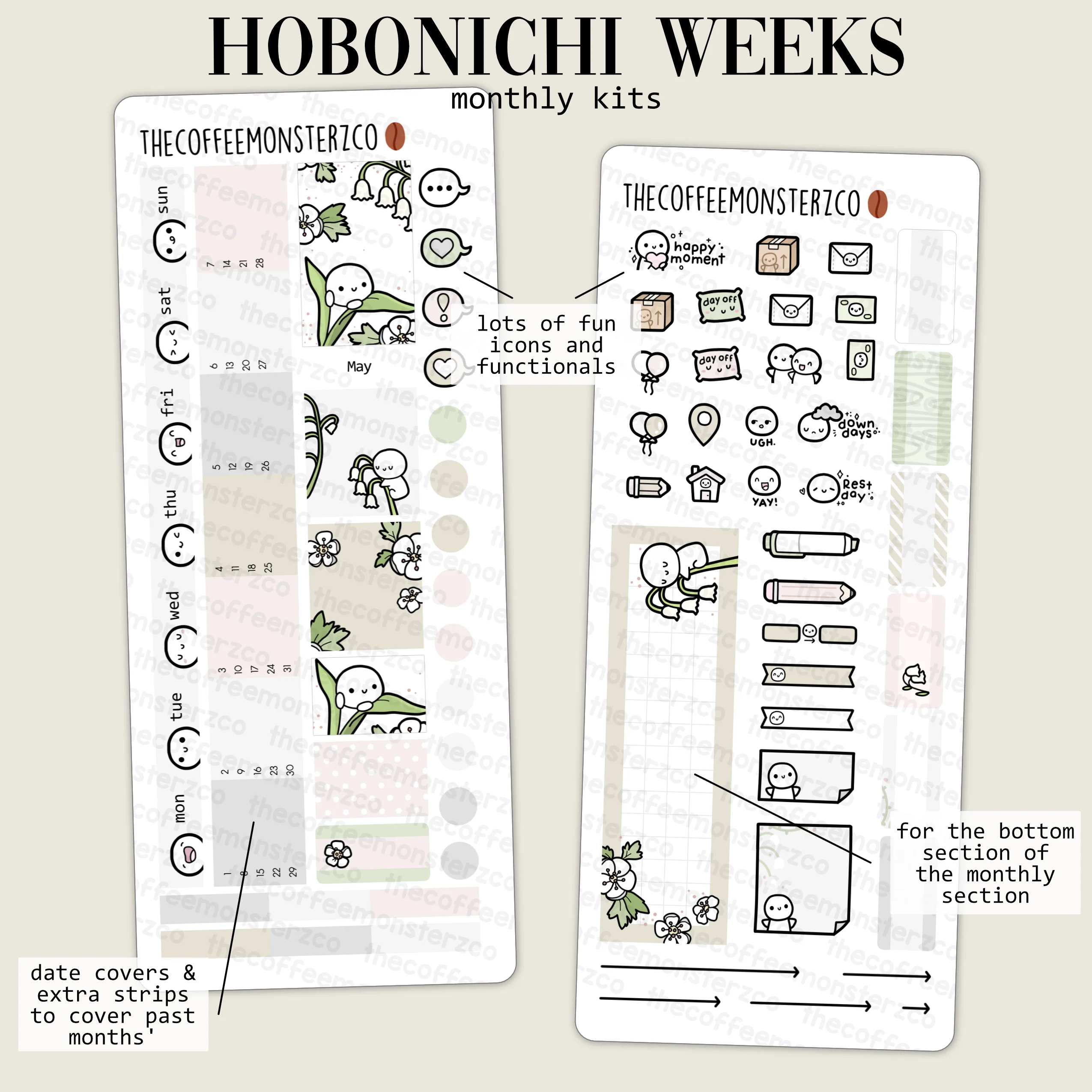 2024 Hobonichi Weeks Monthly Kits - Part 1 - Image 6