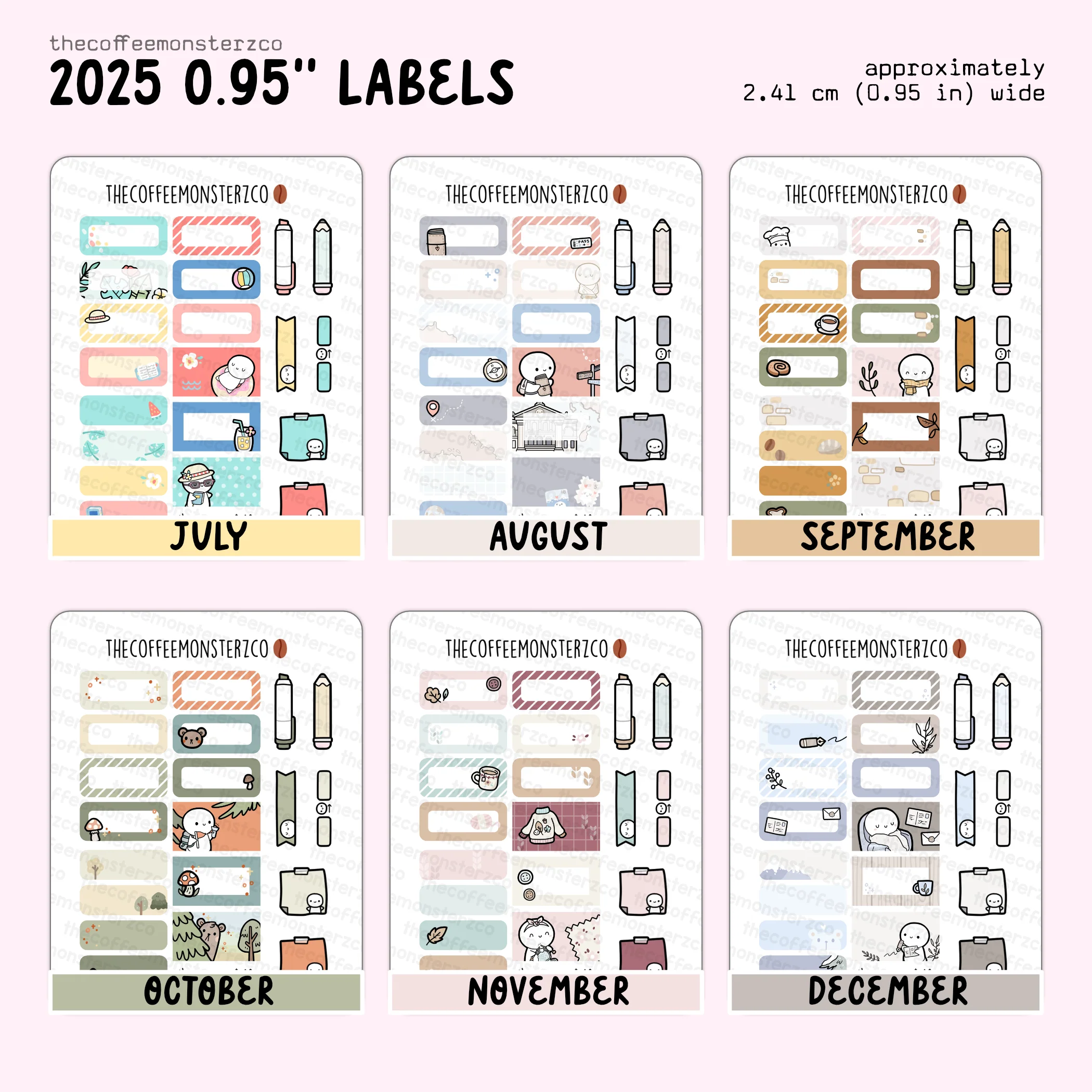 2025 Coordinating 0.95" Labels - Image 3