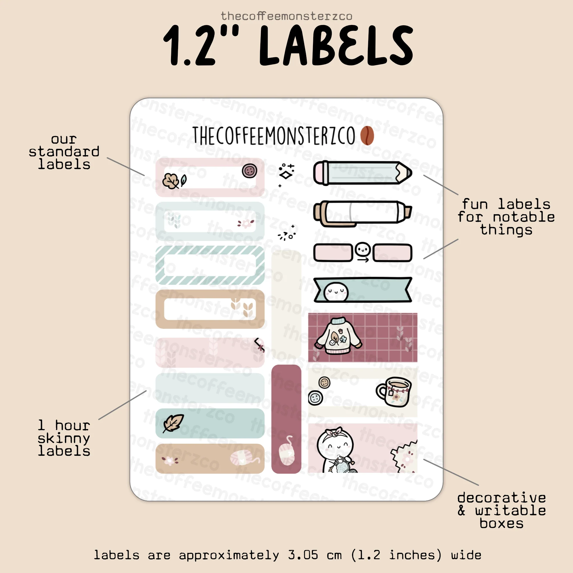 2025 Coordinating 1.2" Labels - Image 14