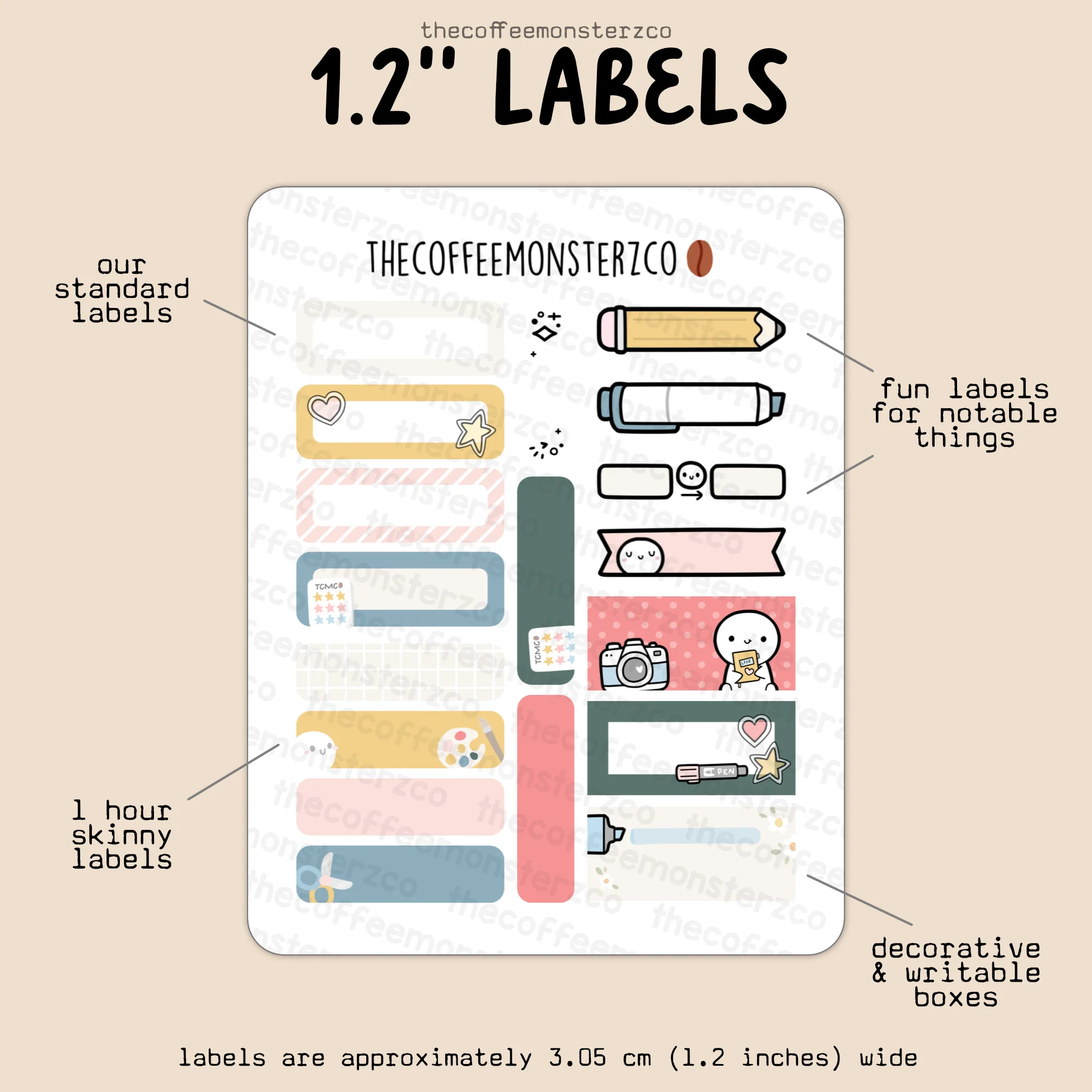 2025 Coordinating 1.2" Labels - Image 4