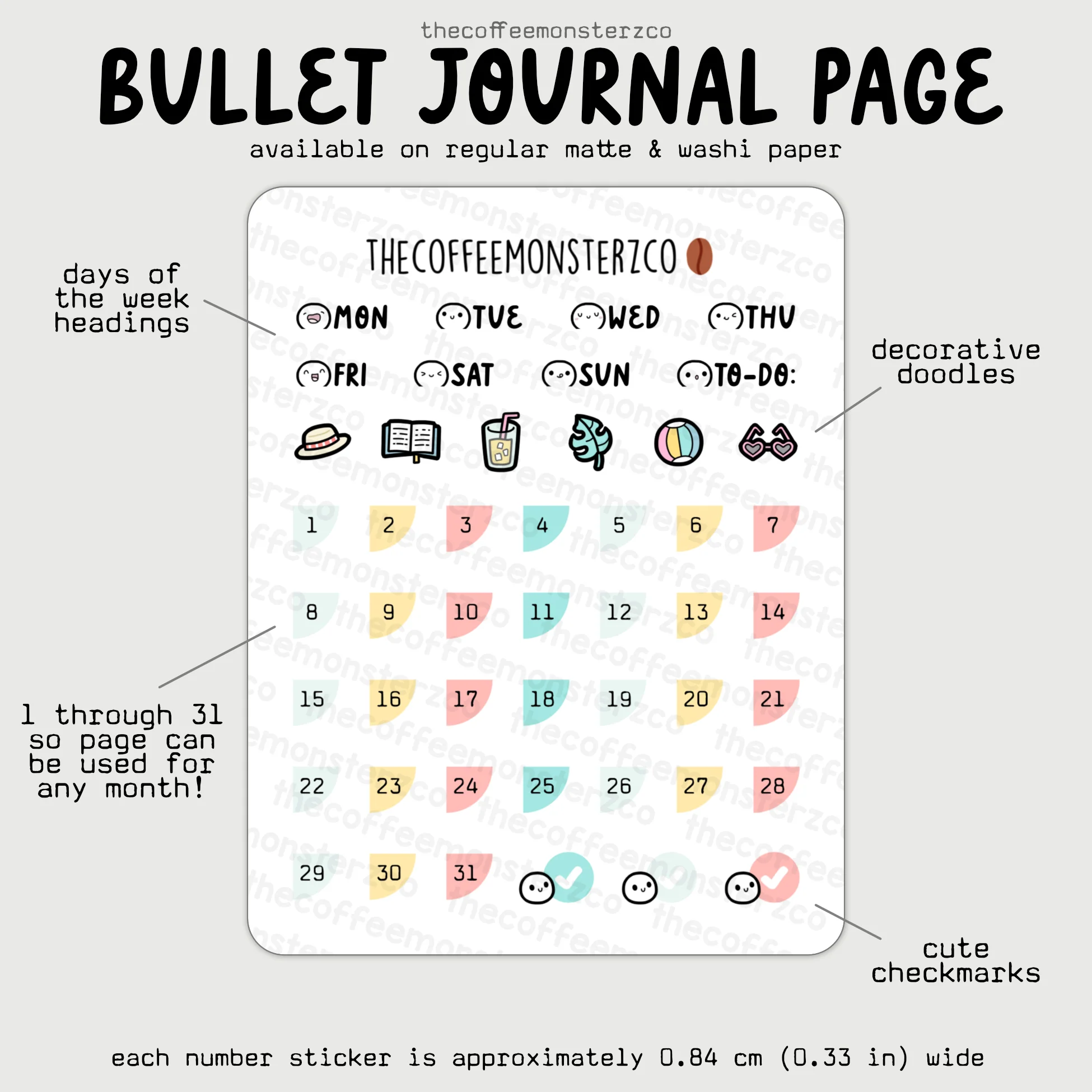 2025 Coordinating Bullet Journal Page - Image 10