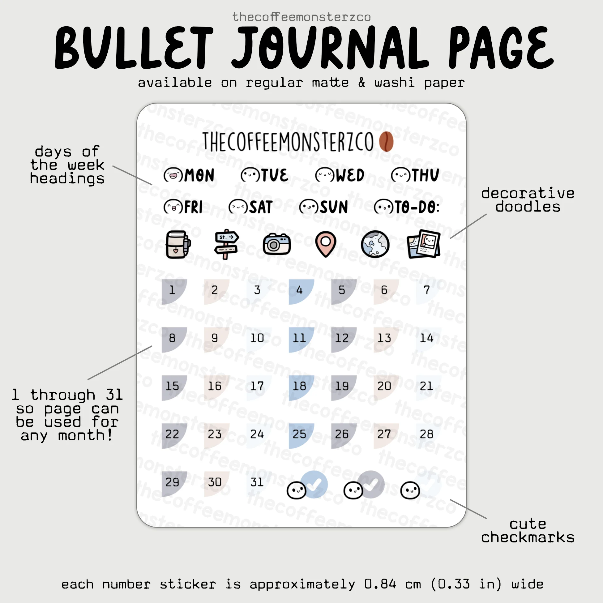 2025 Coordinating Bullet Journal Page - Image 11