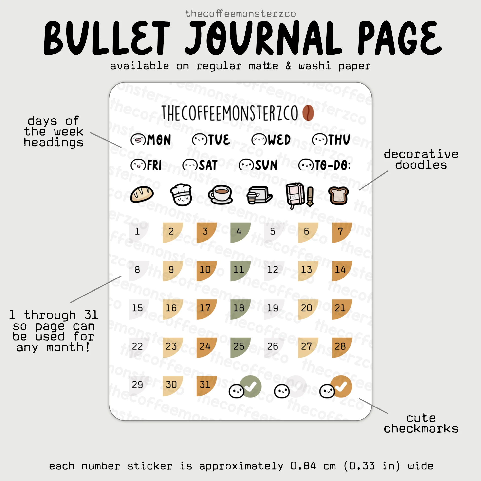 2025 Coordinating Bullet Journal Page - Image 12