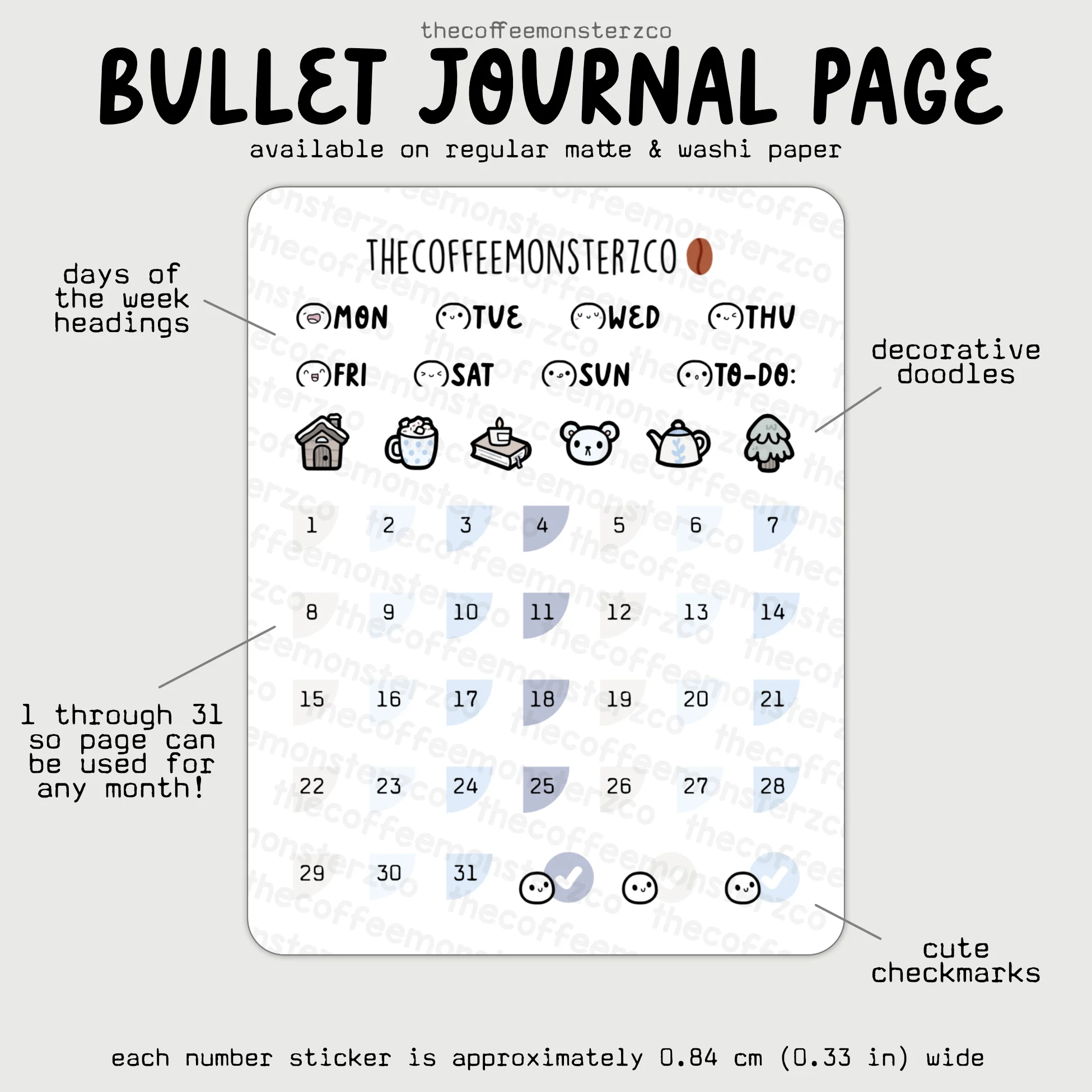 2025 Coordinating Bullet Journal Page - Image 15