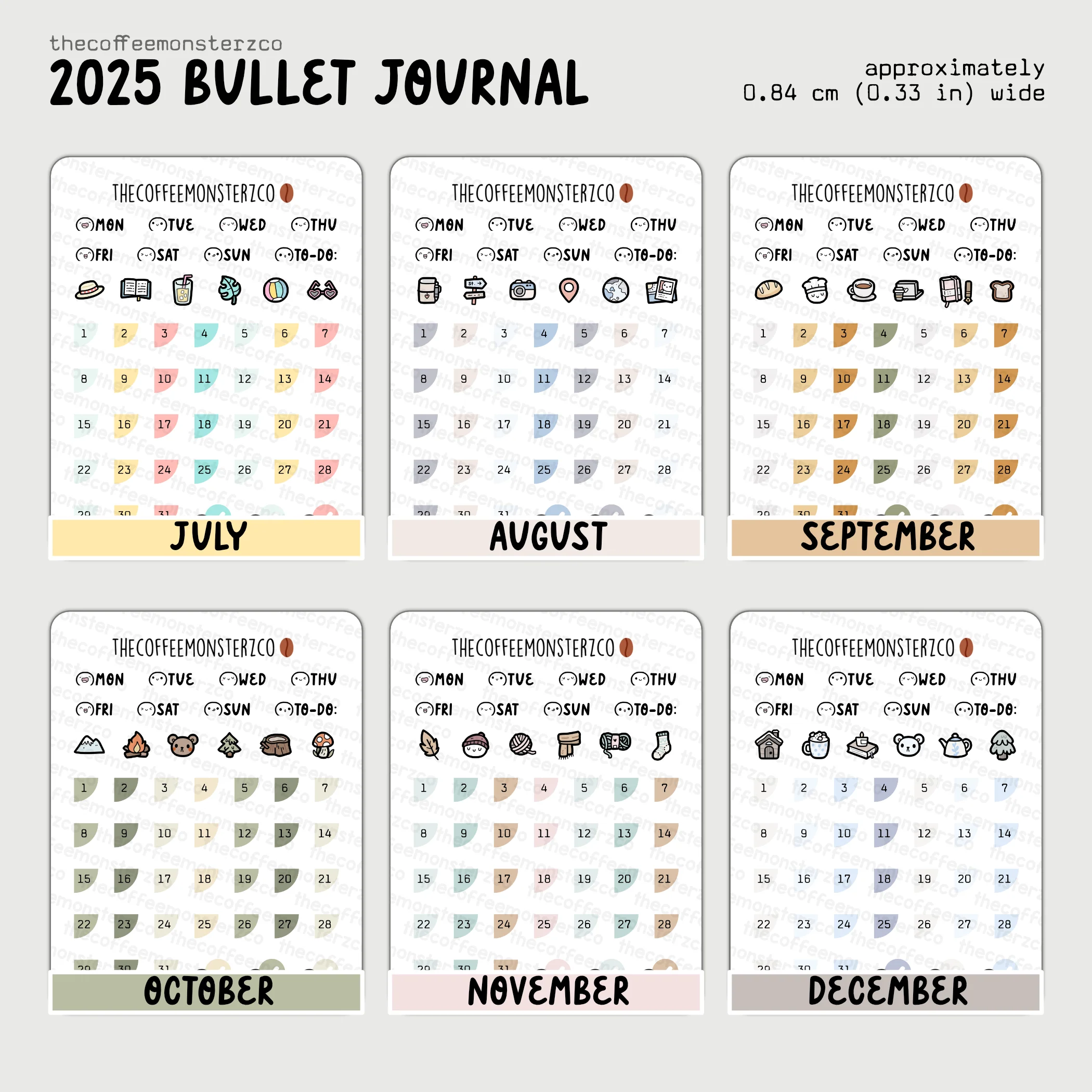 2025 Coordinating Bullet Journal Page - Image 3