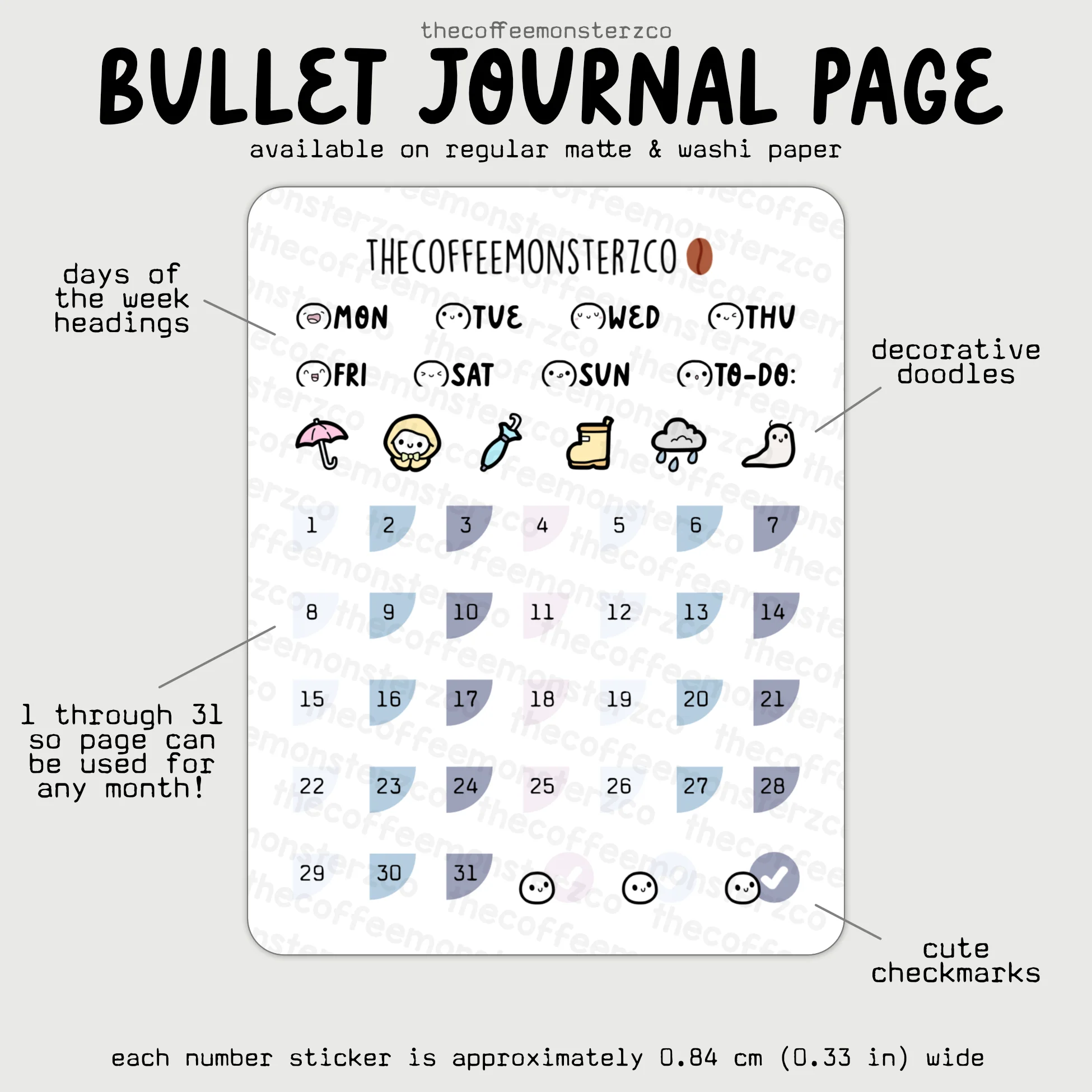 2025 Coordinating Bullet Journal Page - Image 7