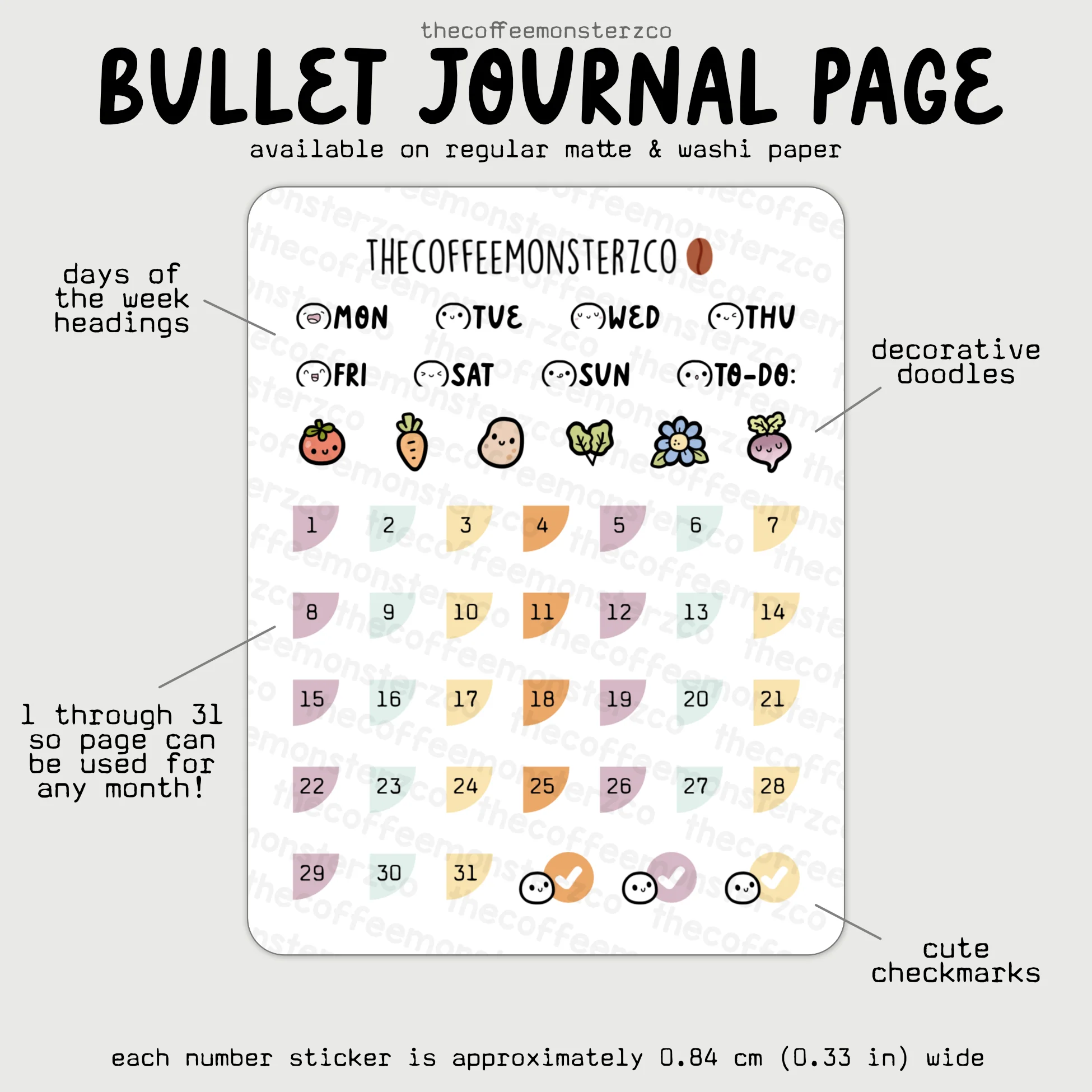 2025 Coordinating Bullet Journal Page - Image 8