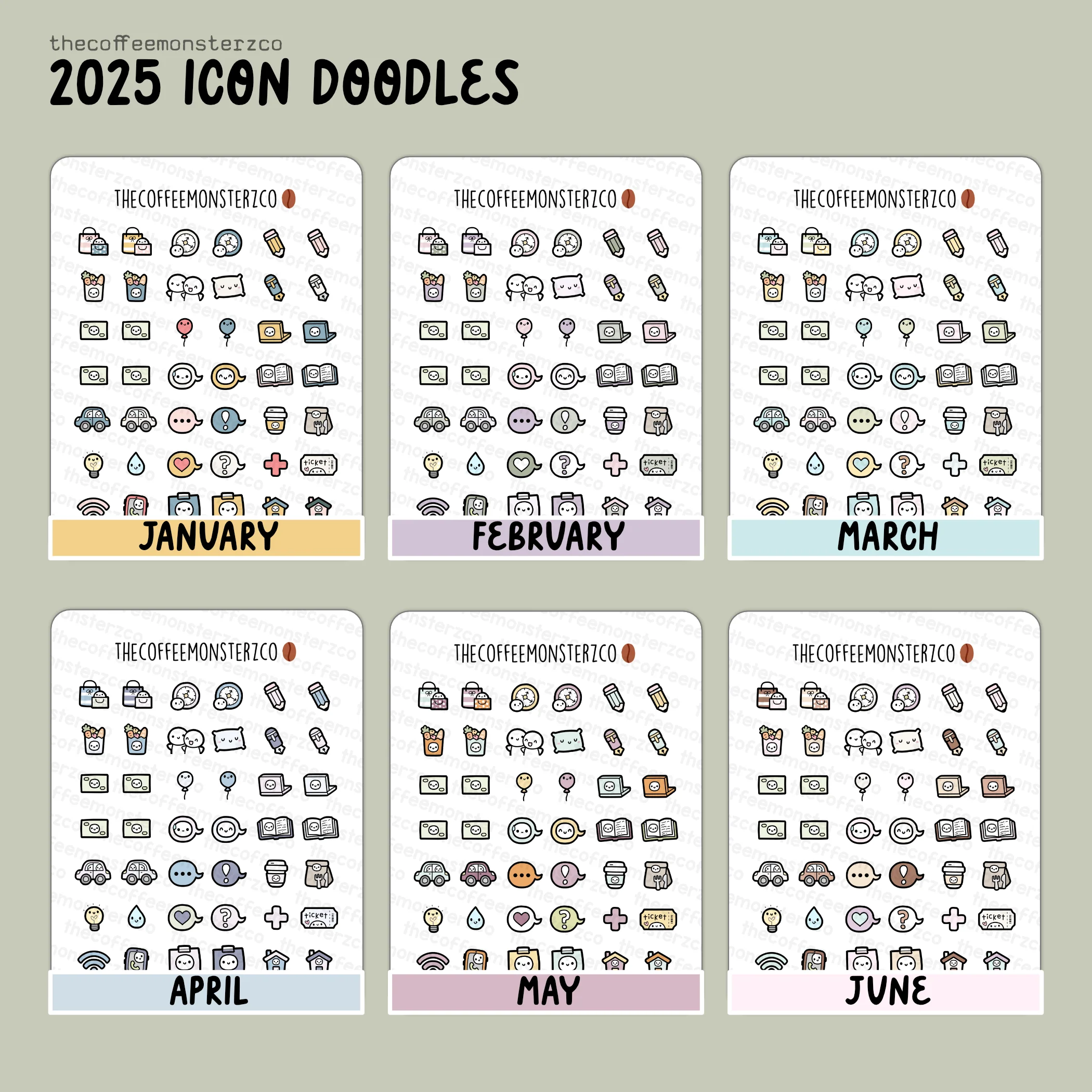 2025 Coordinating Icon Sampler - Image 2