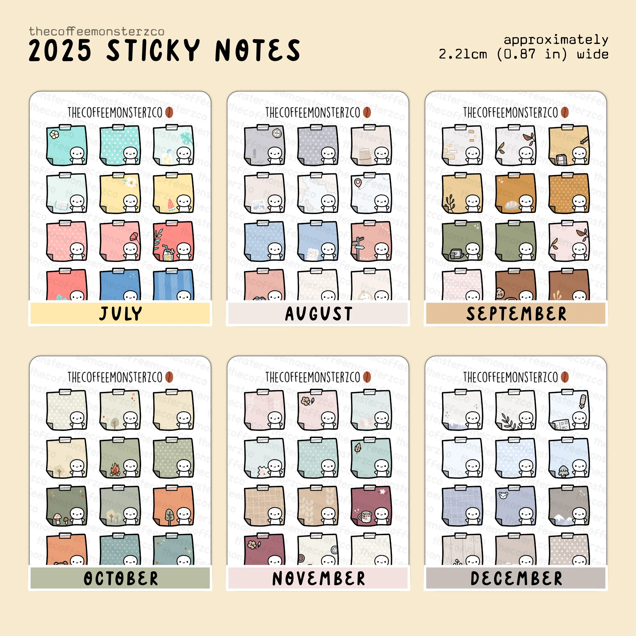2025 Coordinating Sticky Notes - Image 3
