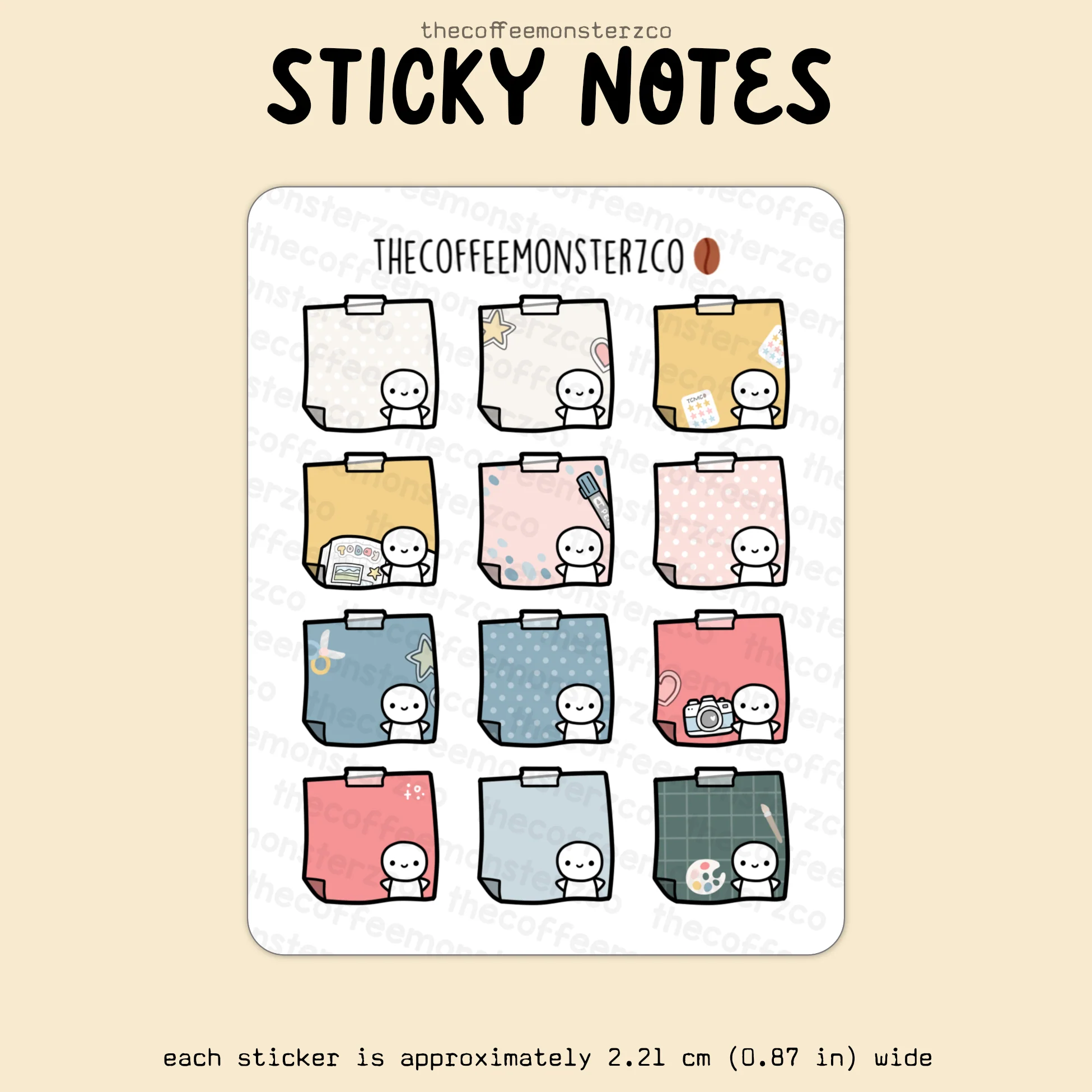 2025 Coordinating Sticky Notes - Image 4