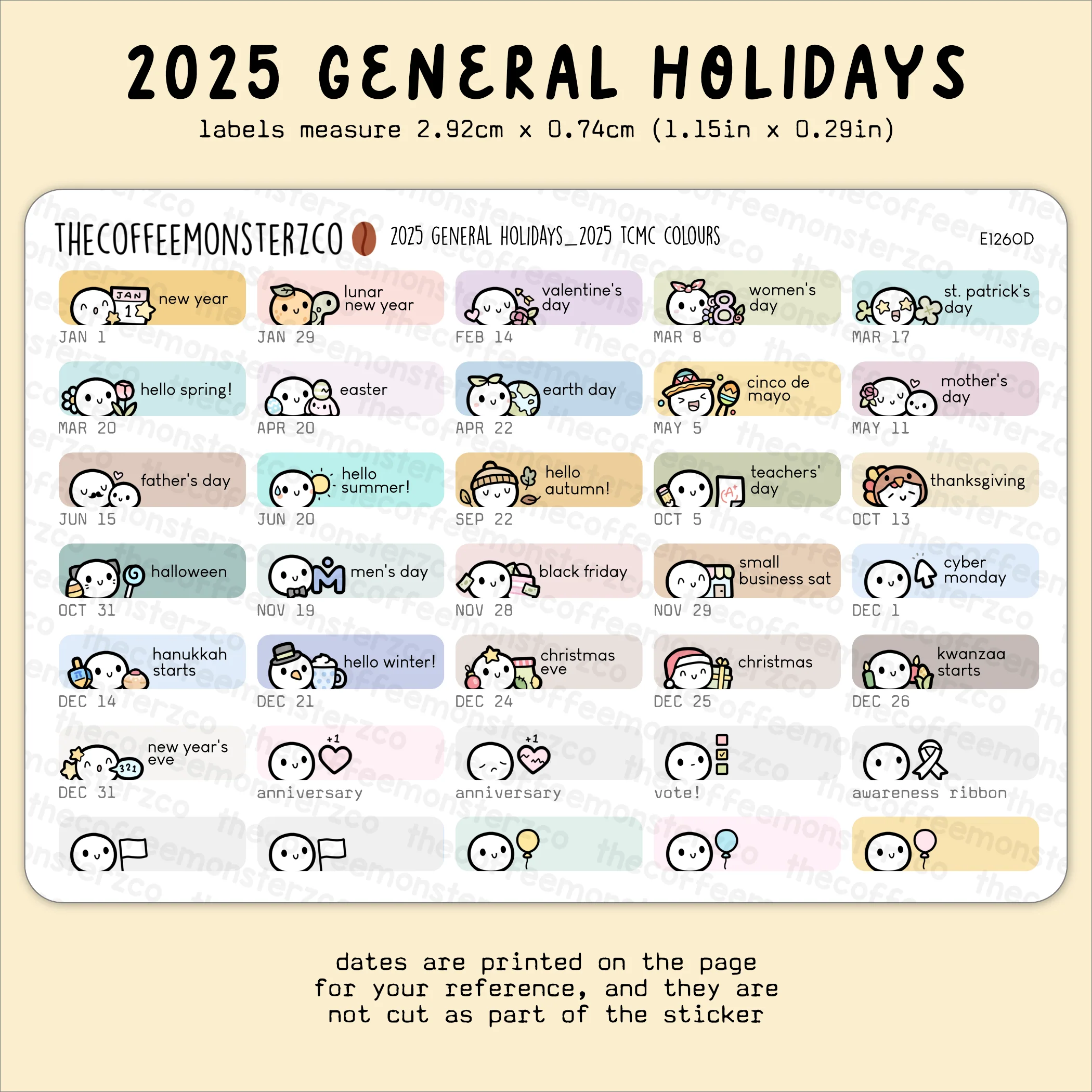 2025 General Holidays (FINAL STOCK) - Image 4