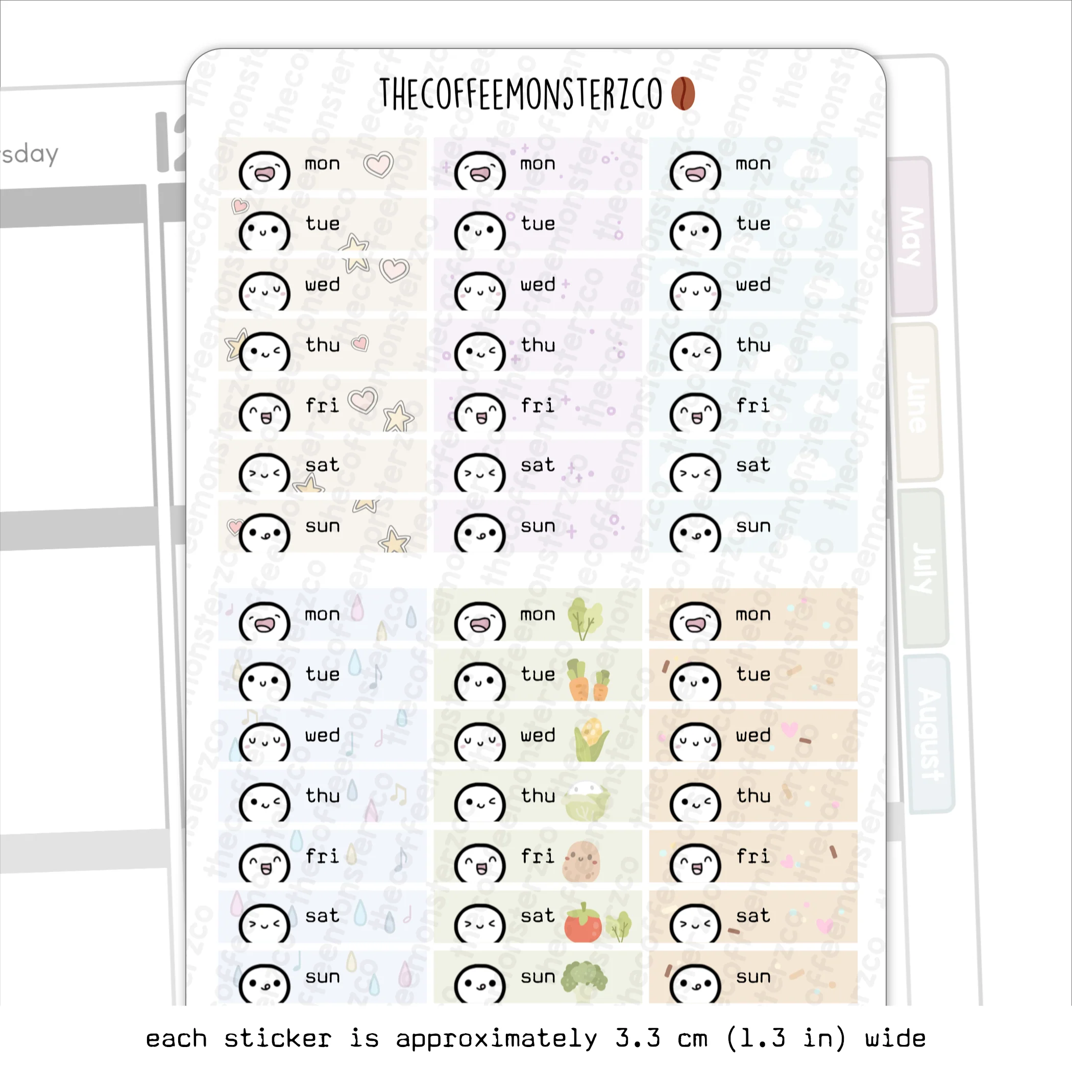 2025 Hobonichi Cousin Days Of The Week - Image 2
