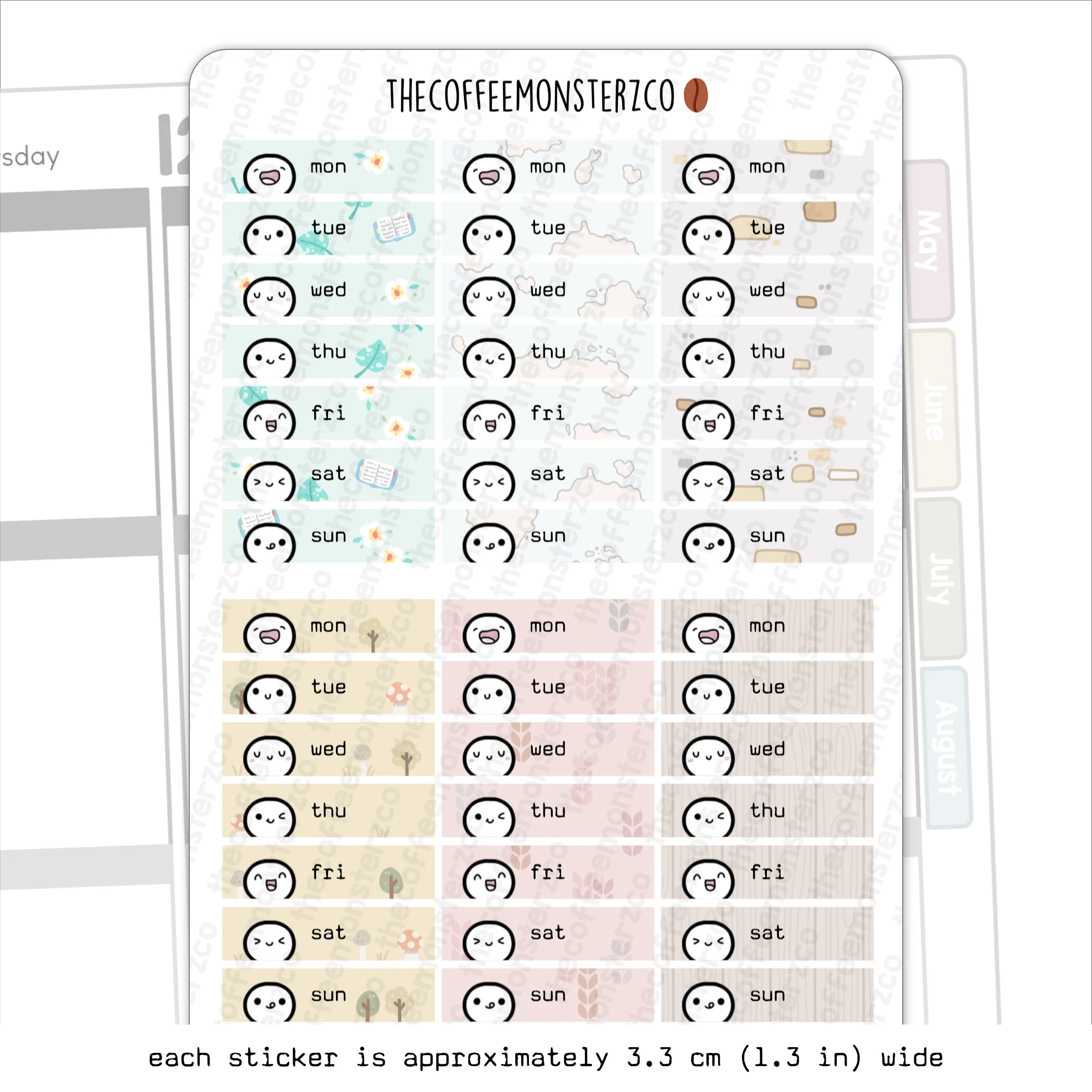 2025 Hobonichi Cousin Days Of The Week - Image 3