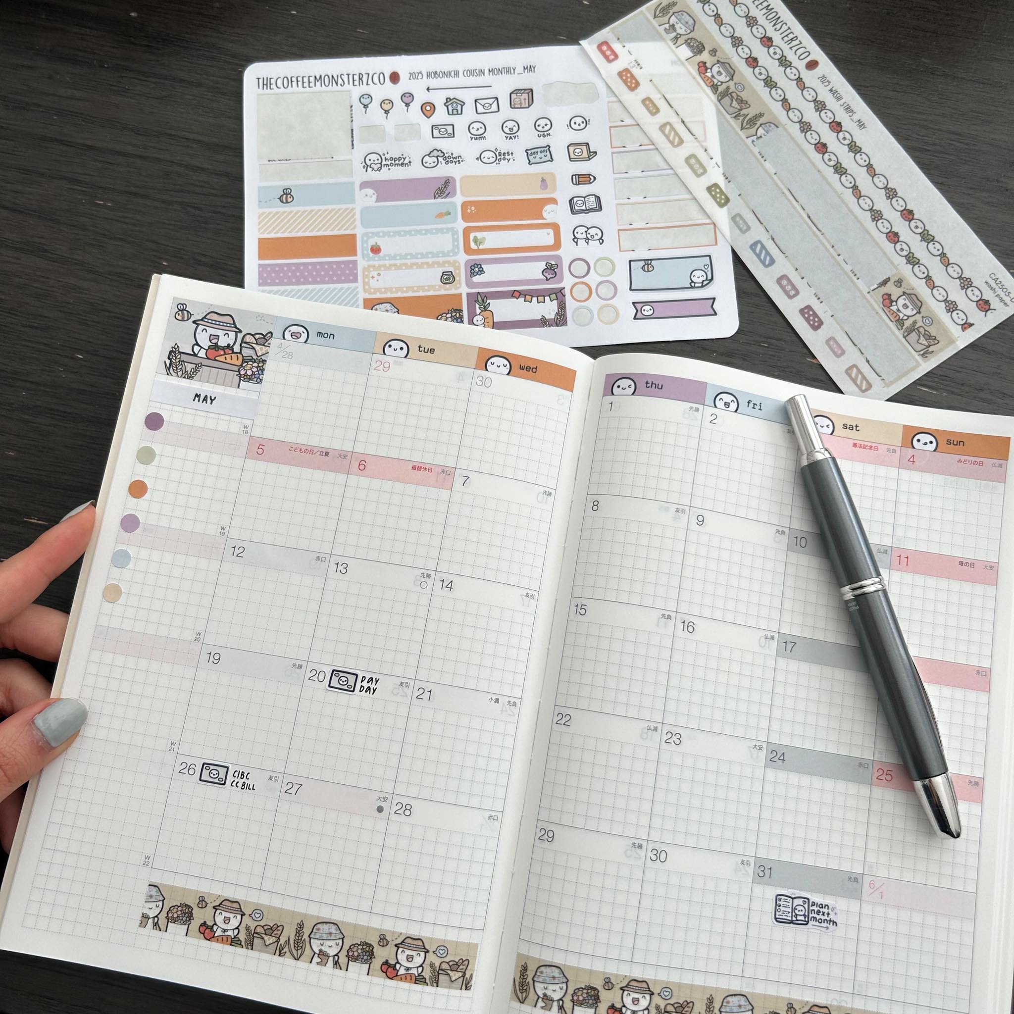 2025 Hobonichi Cousin Monthly Kits - Image 4