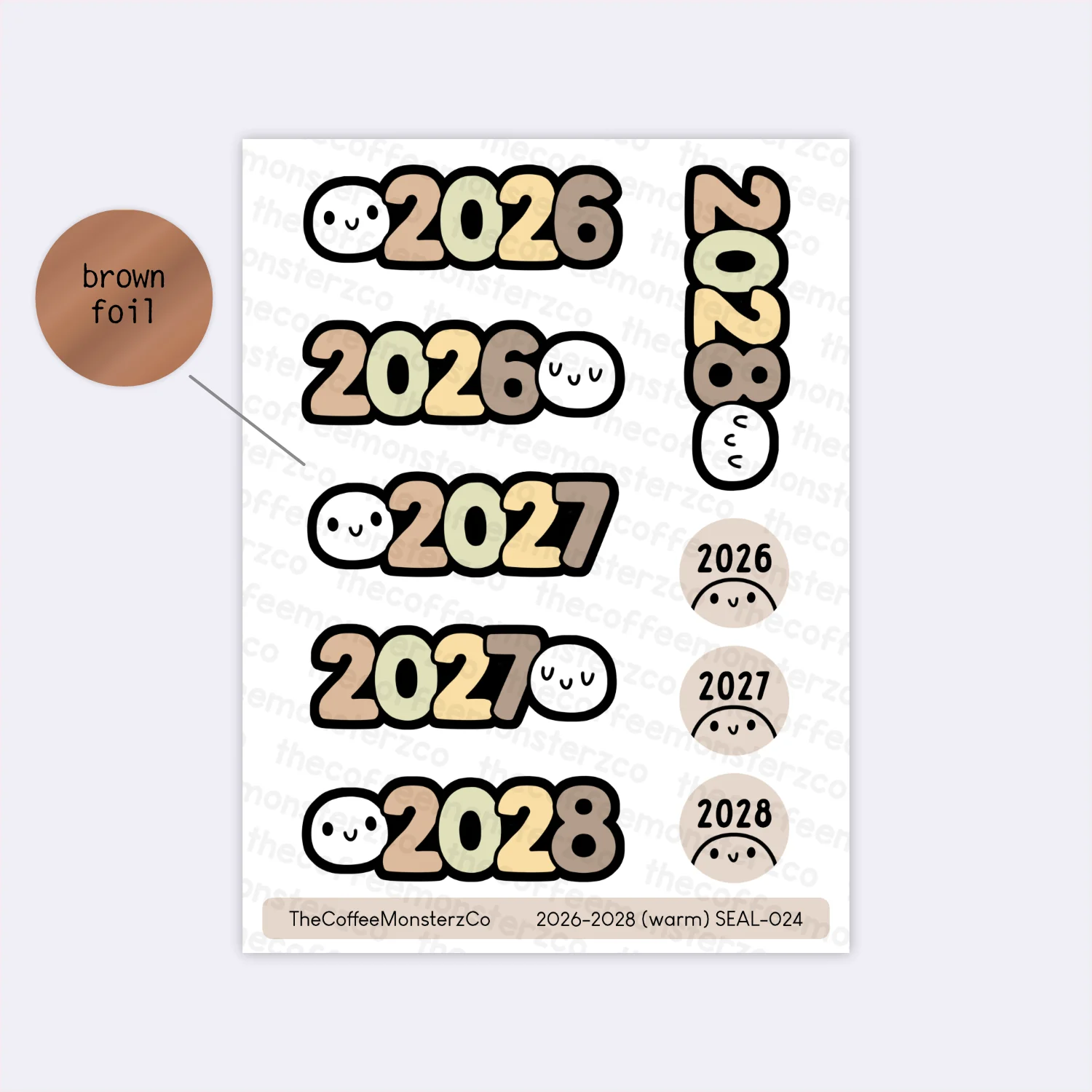 2026, 2027, 2028 - Sticker Seals - Image 4