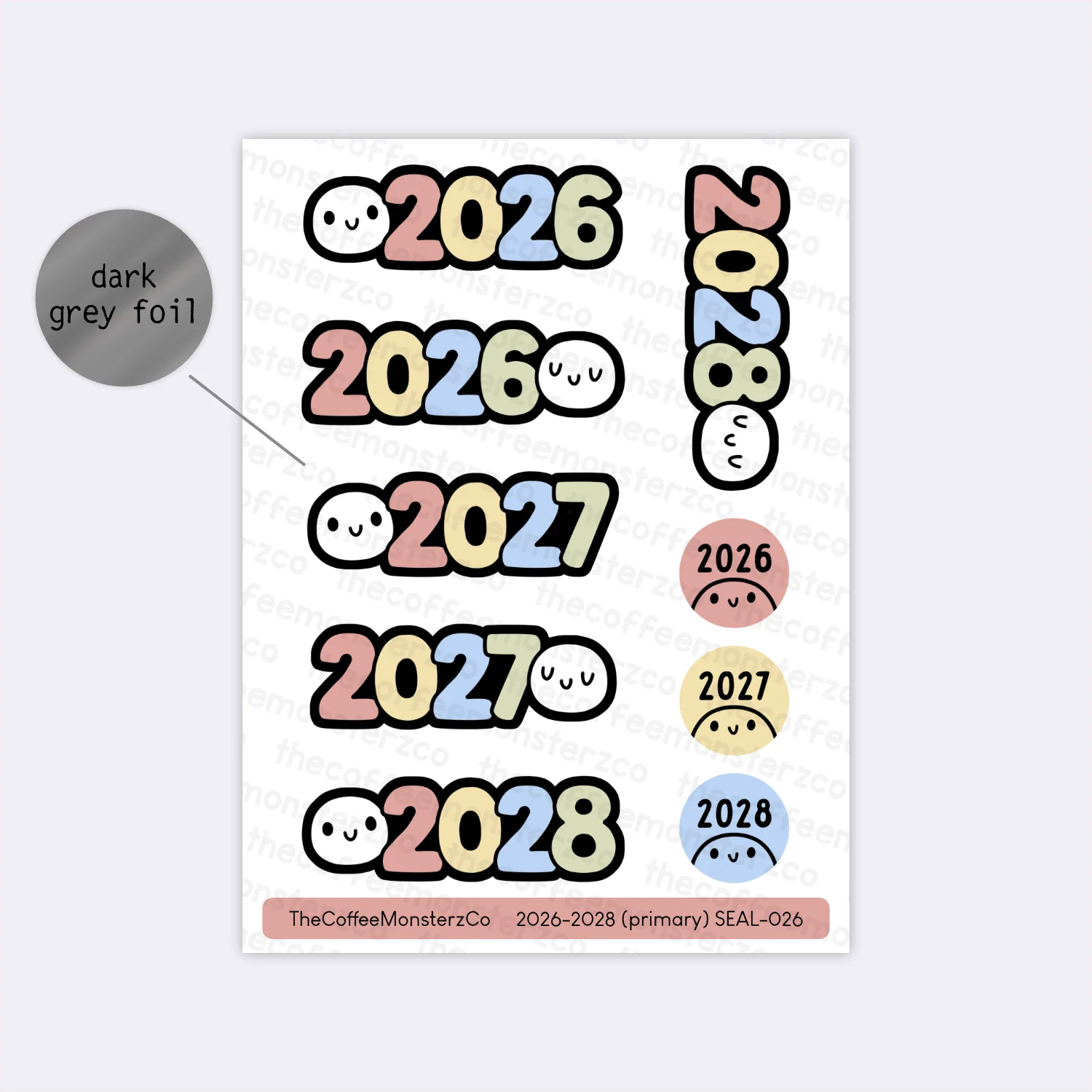 2026, 2027, 2028 - Sticker Seals - Image 6
