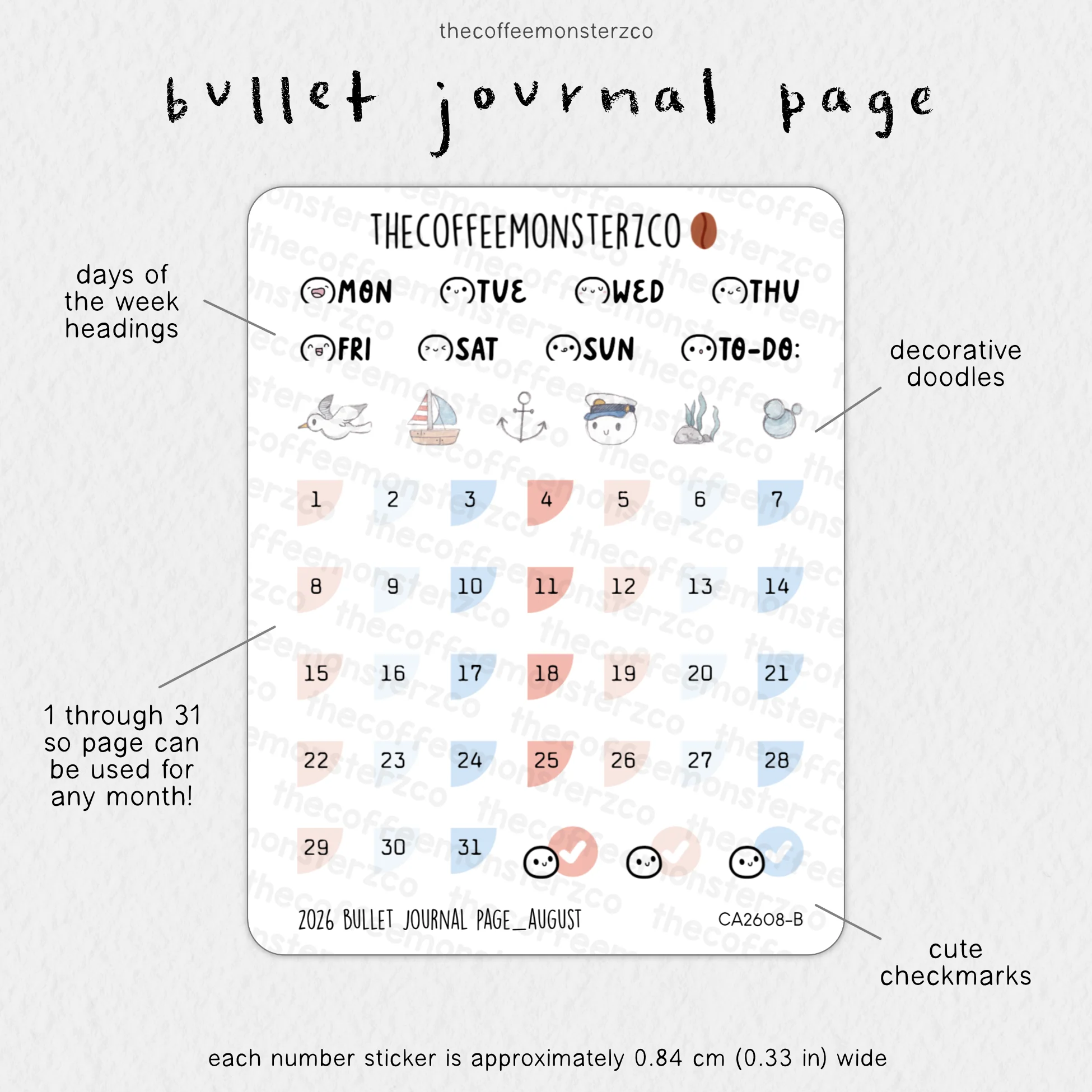 2026 Bullet Journal Page - Image 11