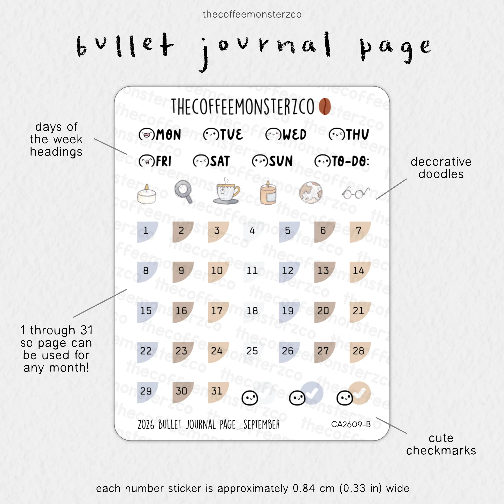 2026 Bullet Journal Page - Image 12