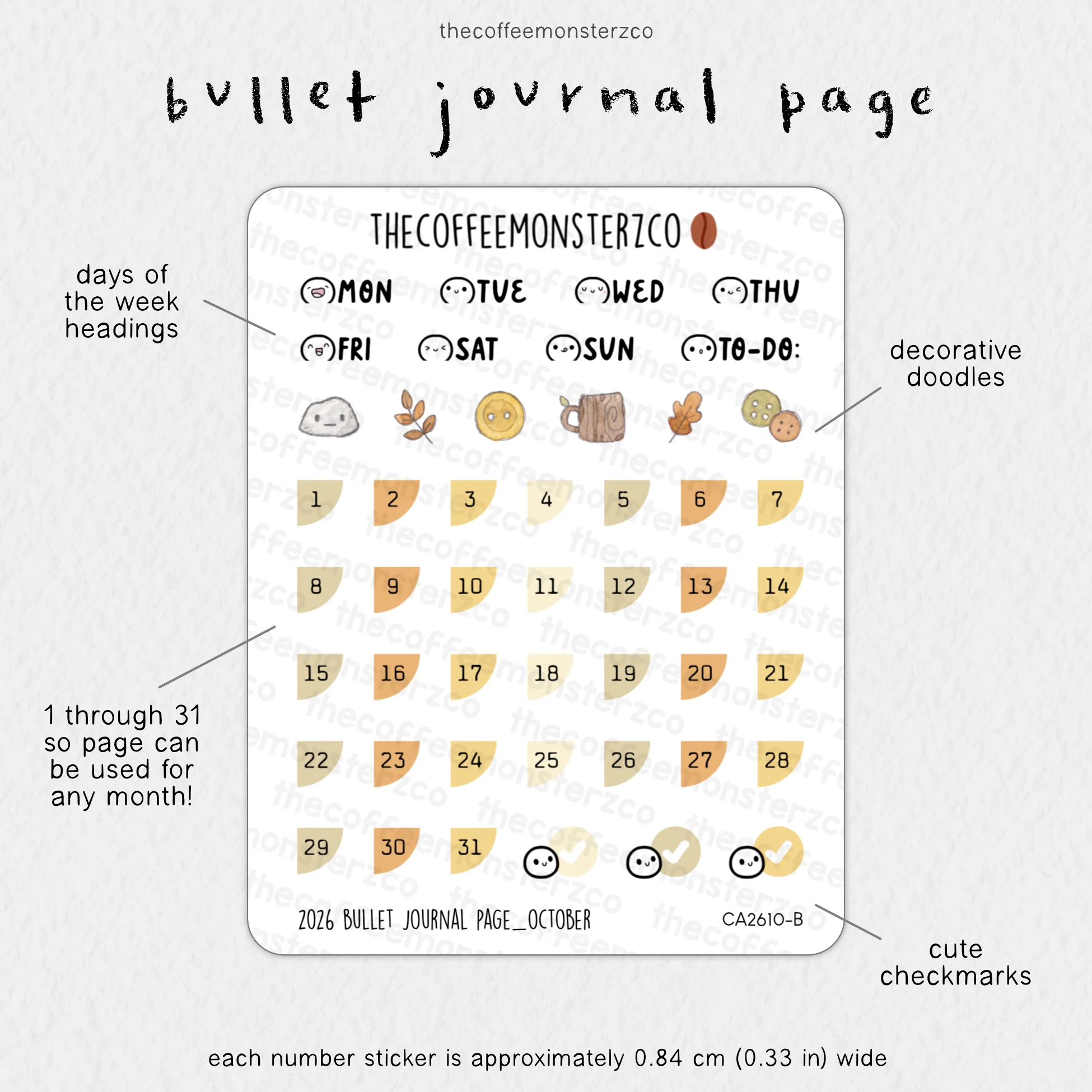 2026 Bullet Journal Page - Image 13