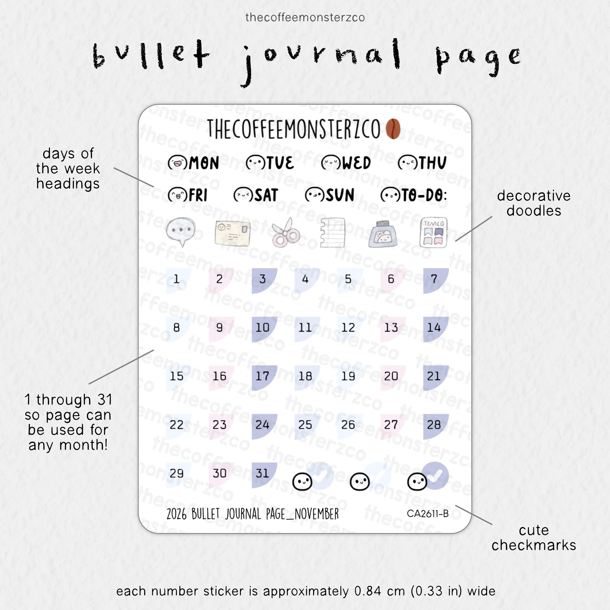 2026 Bullet Journal Page - Image 14