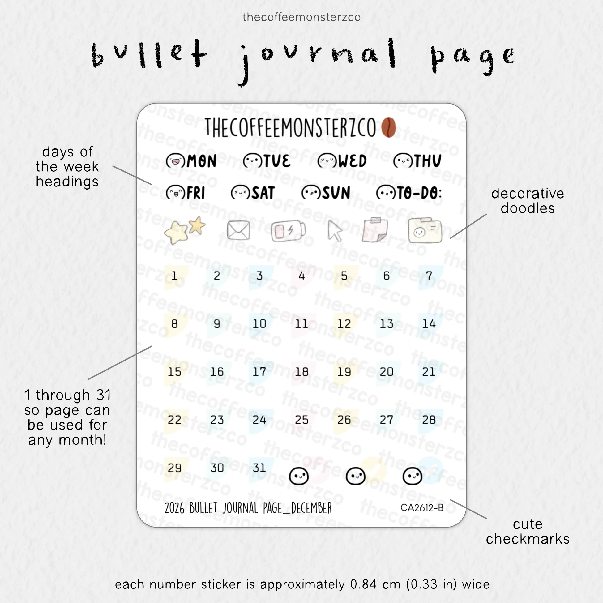 2026 Bullet Journal Page - Image 15