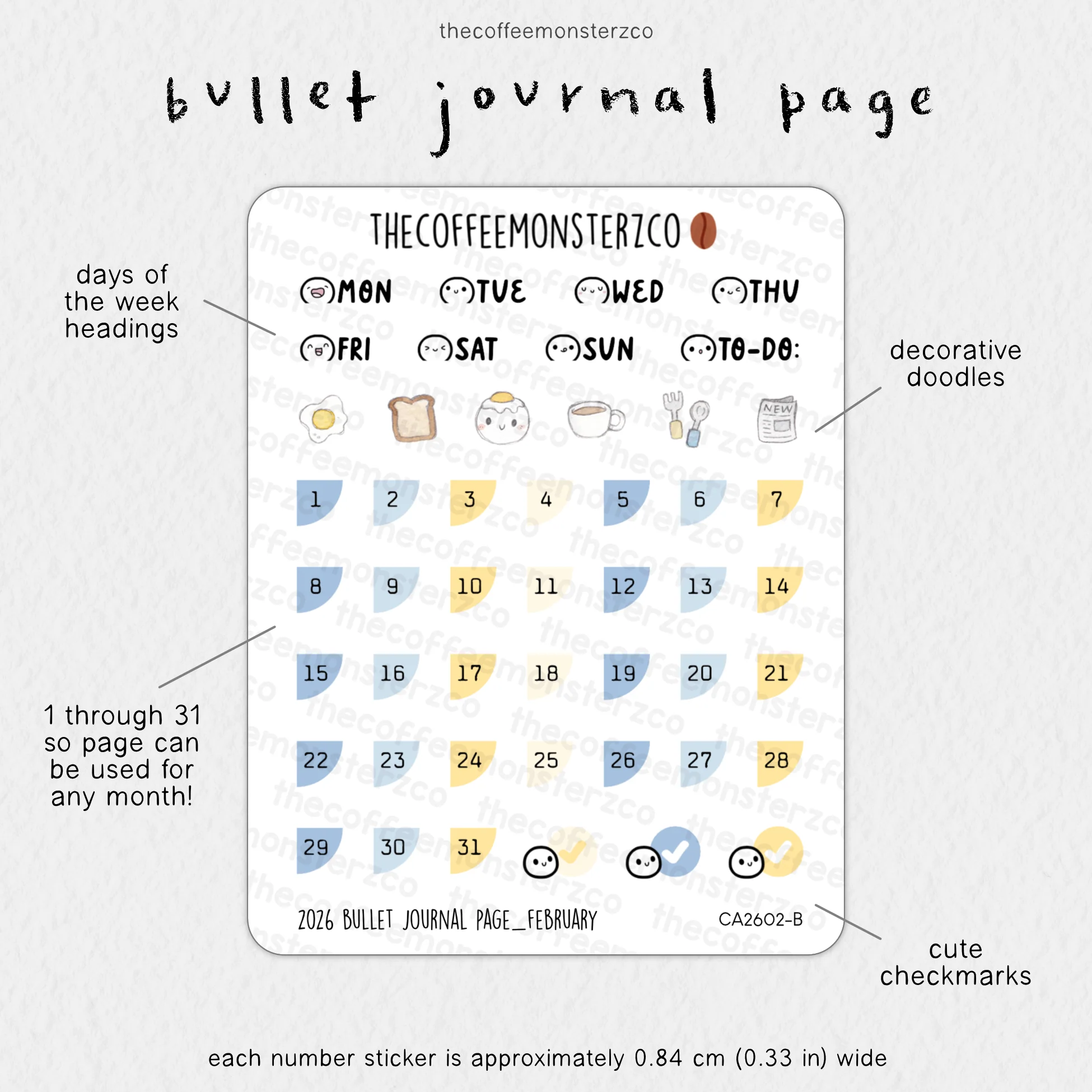 2026 Bullet Journal Page - Image 5