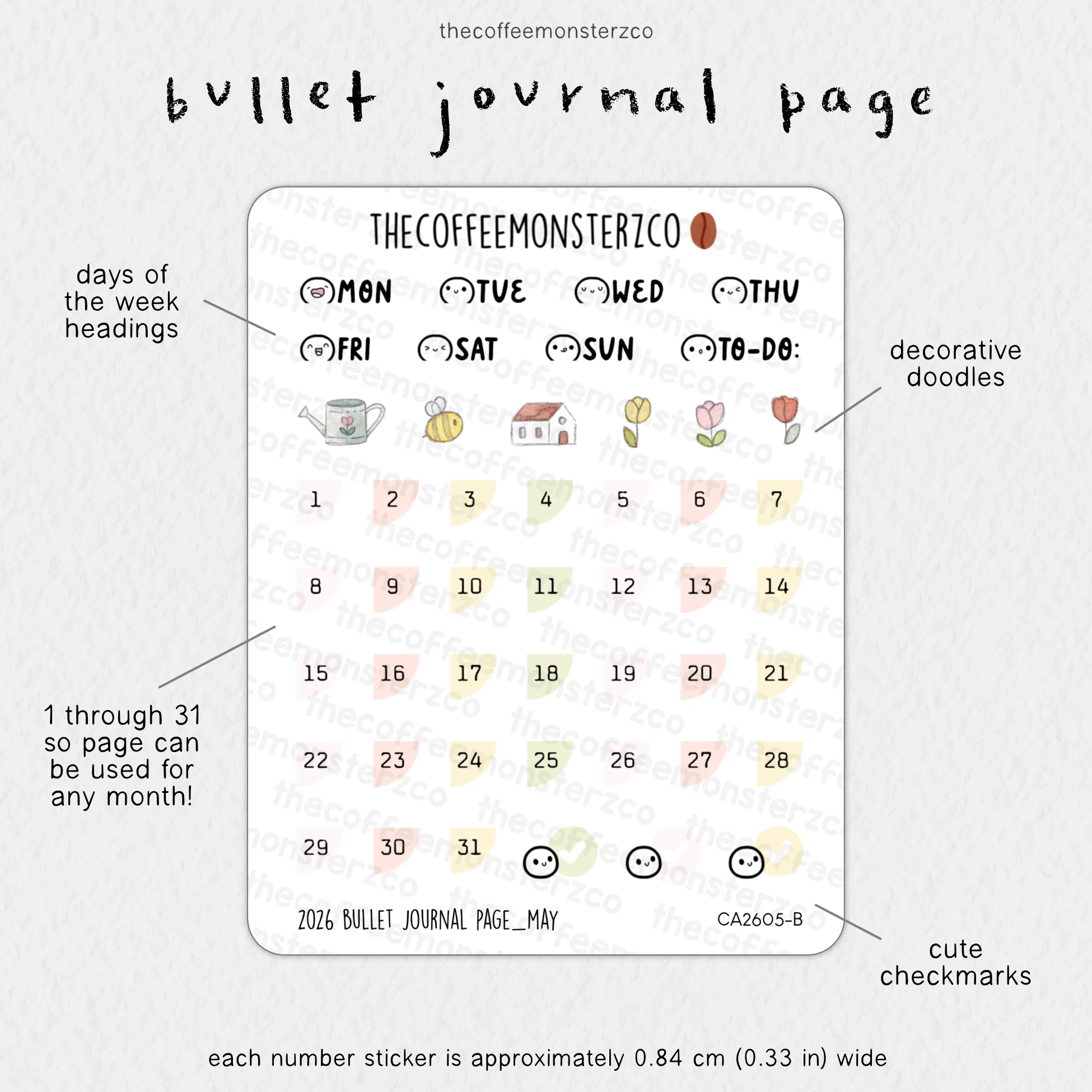 2026 Bullet Journal Page - Image 8