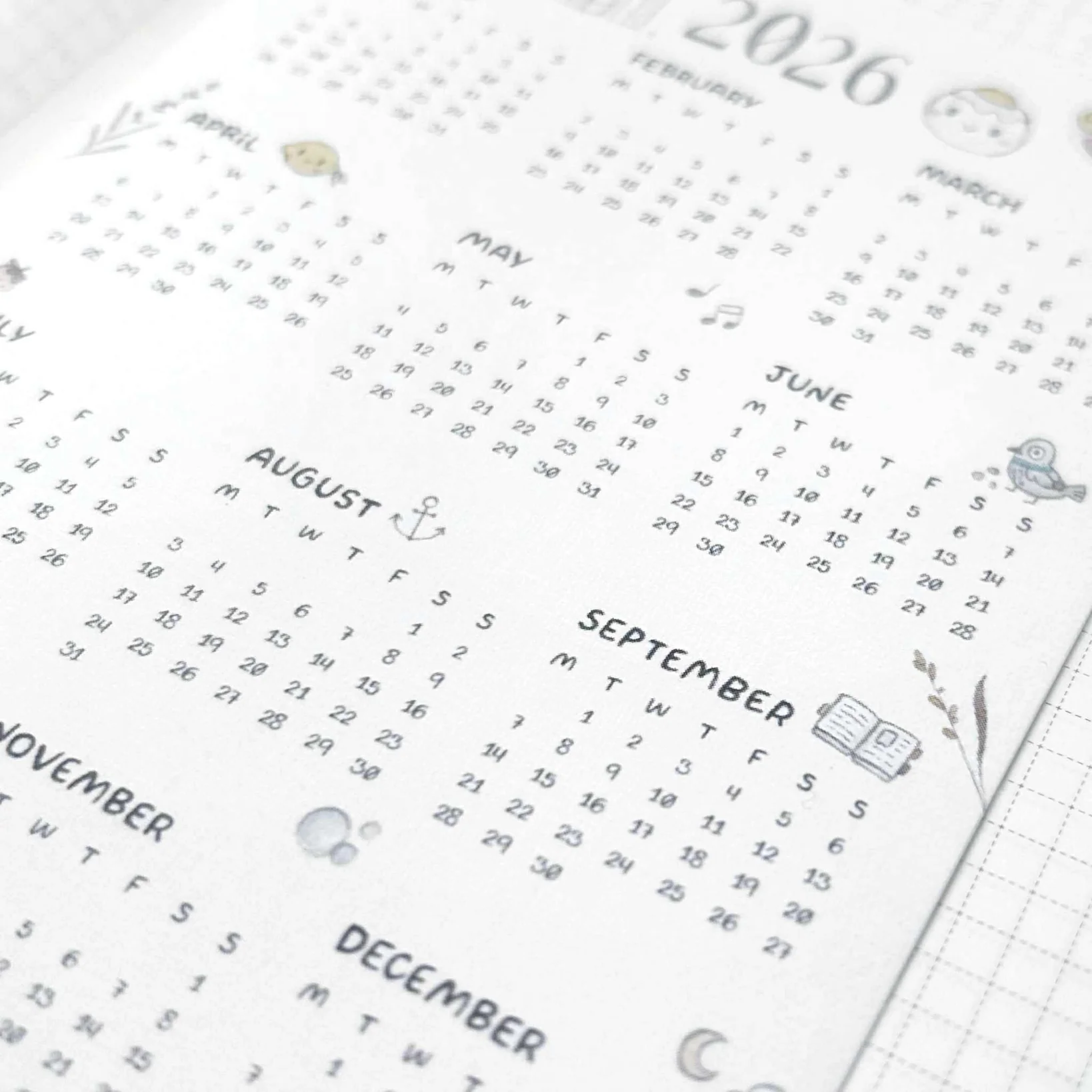 2026 Calendar - Cardstock Print - Image 2