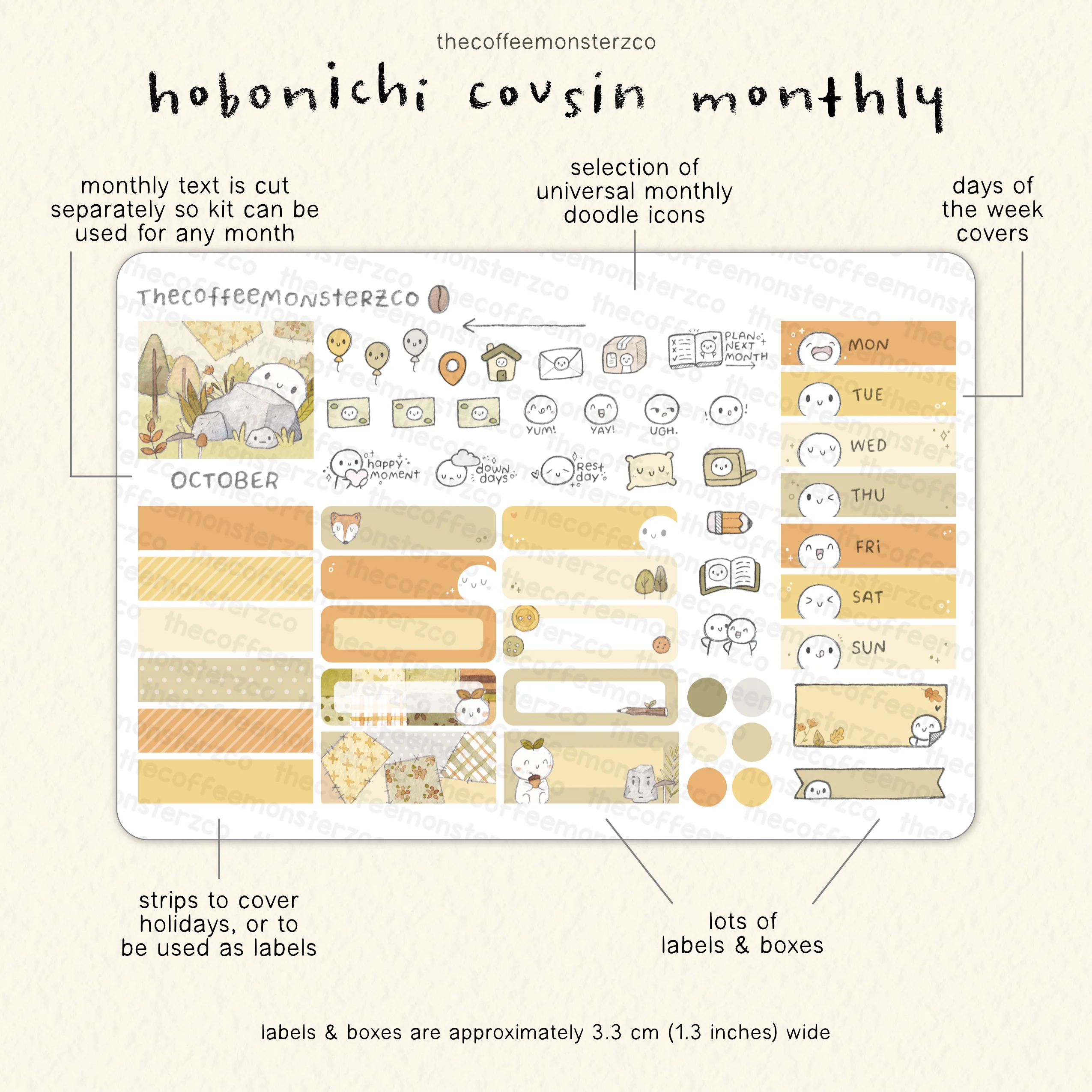 2026 Hobonichi Cousin Monthly Kits - Image 13