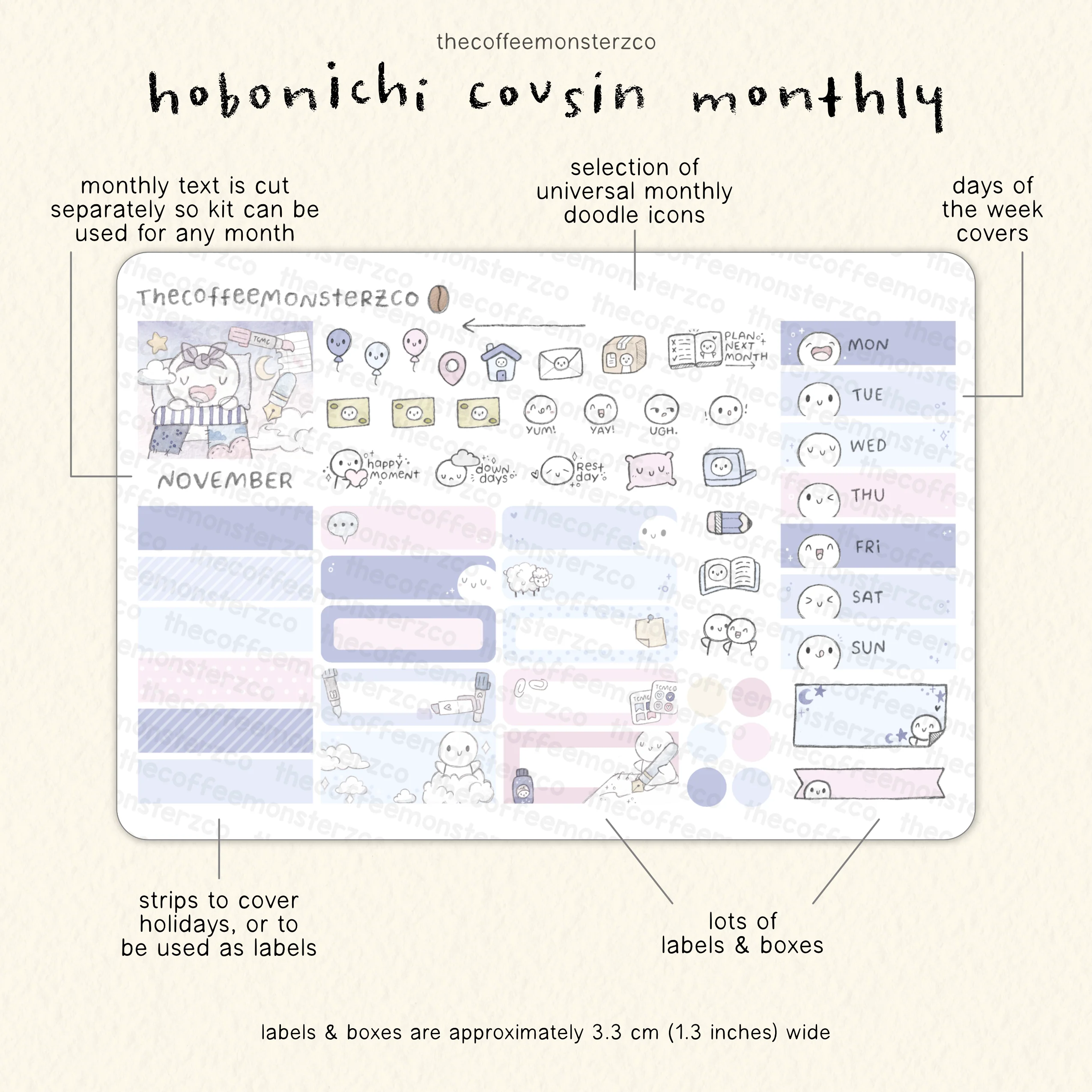 2026 Hobonichi Cousin Monthly Kits - Image 14