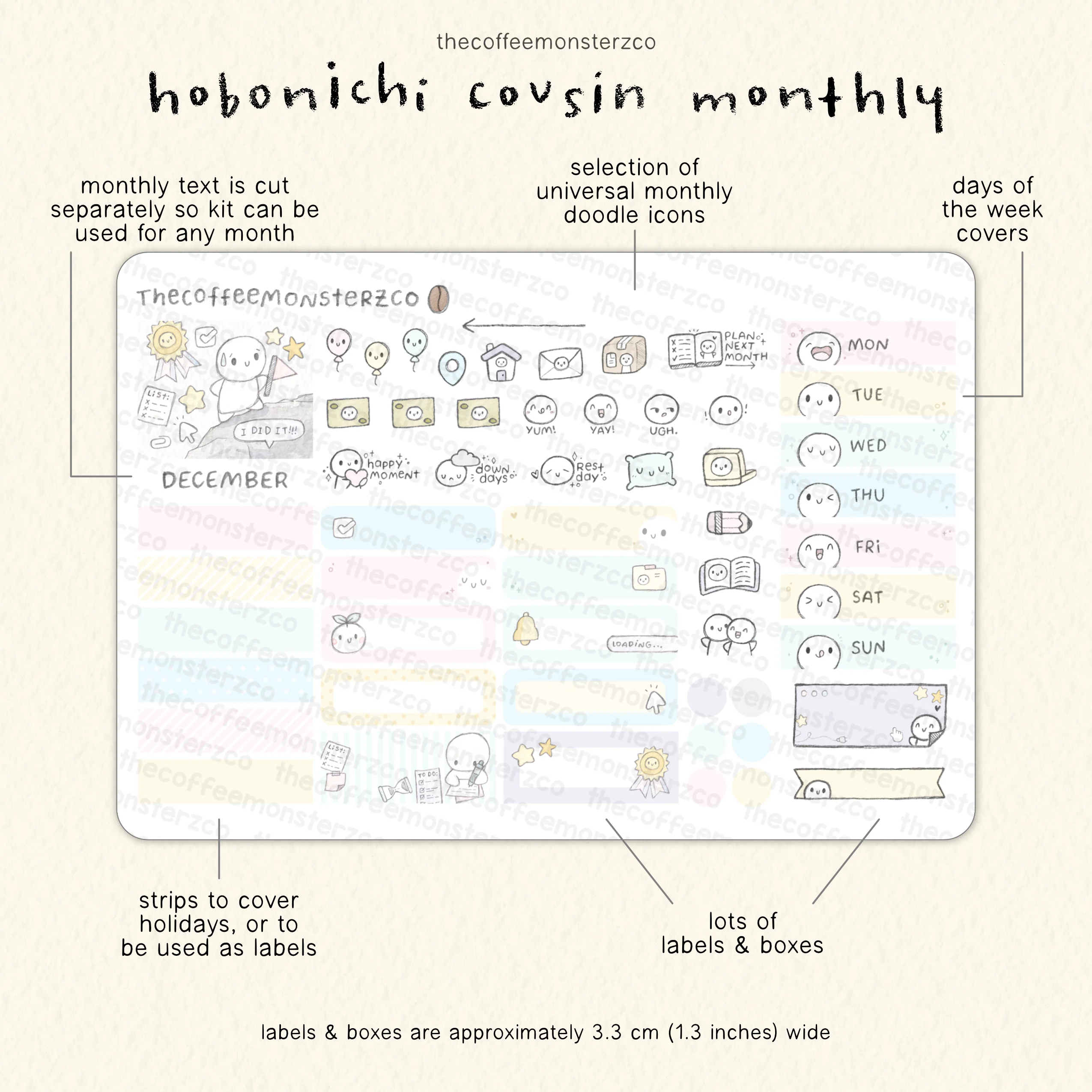 2026 Hobonichi Cousin Monthly Kits - Image 15